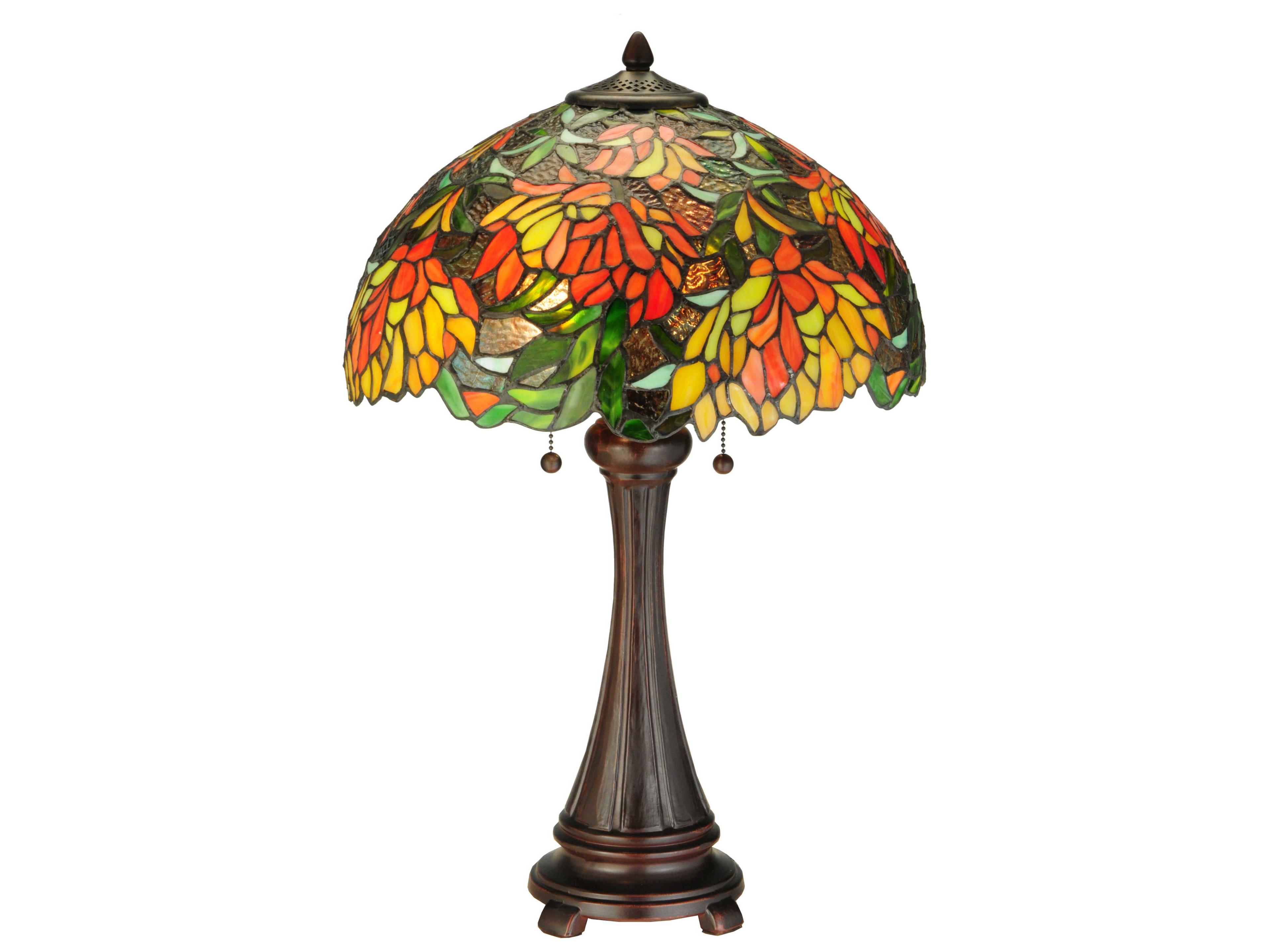 Lamella Bronze Tiffany Table Lamp