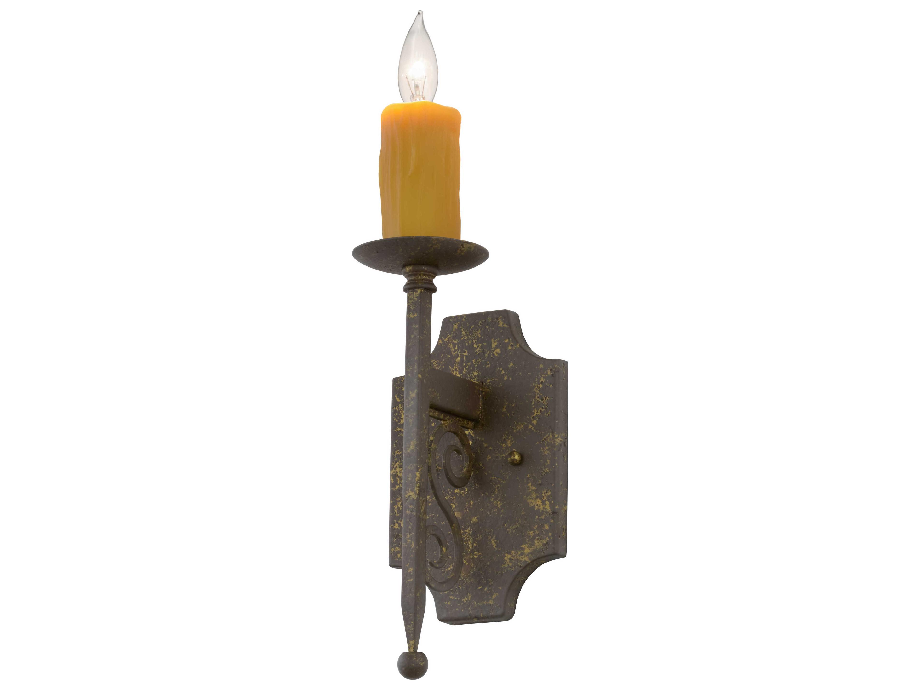 Toscano 1-Light Bronze Wall Sconce