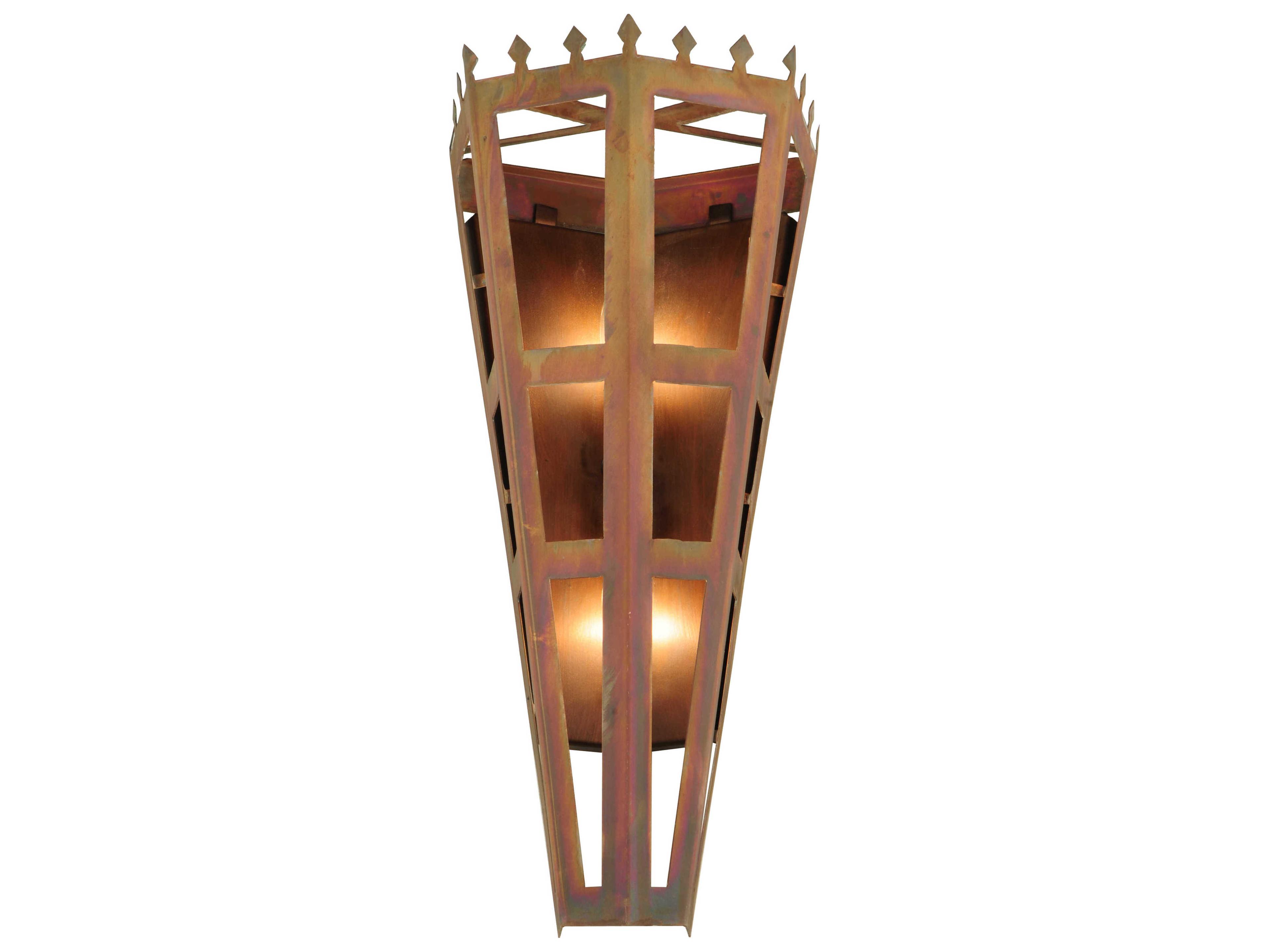 Victorian 2-Light Copper Wall Sconce