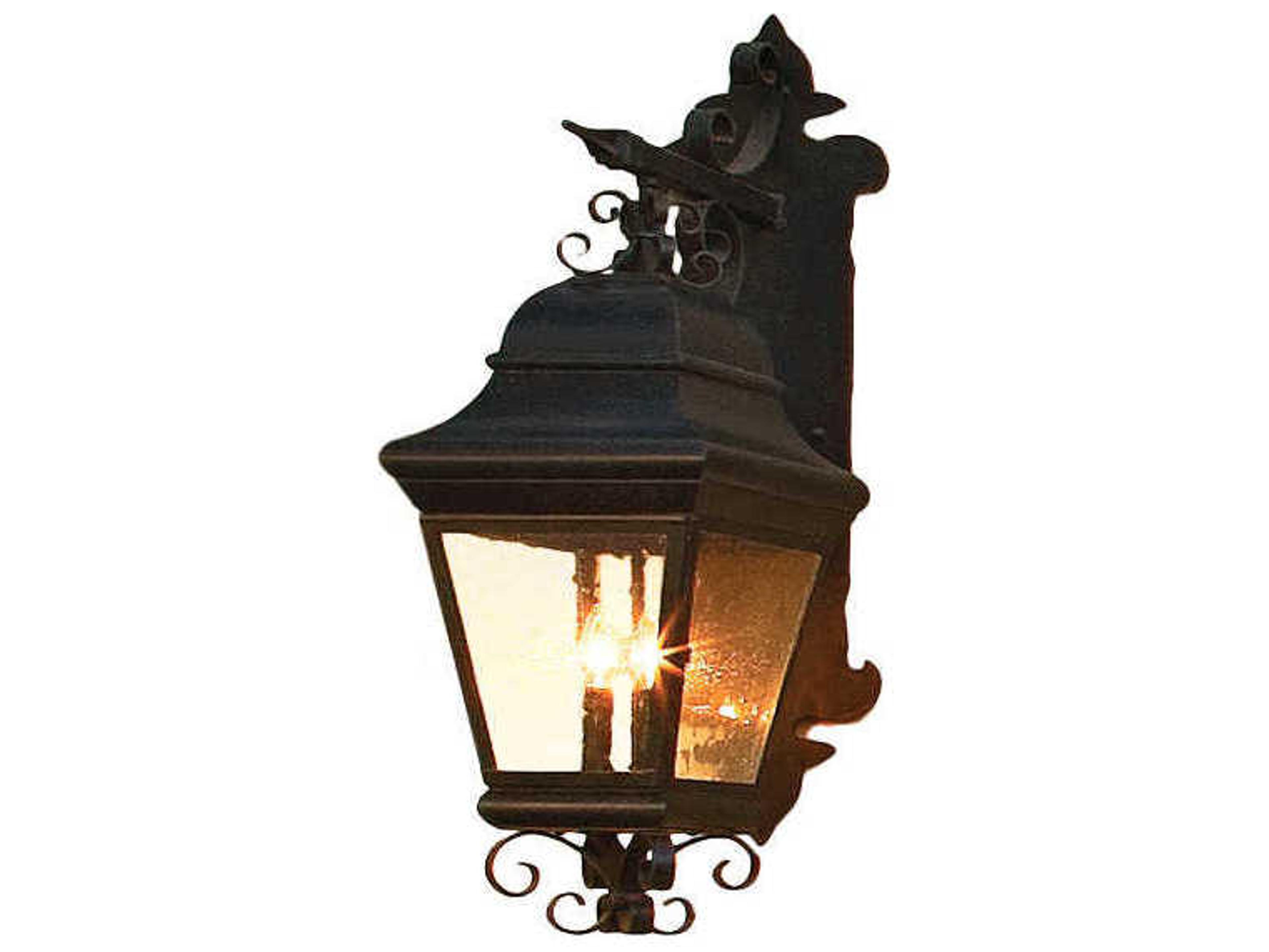 Vincente 3 - Light Glass Outdoor Wall Light