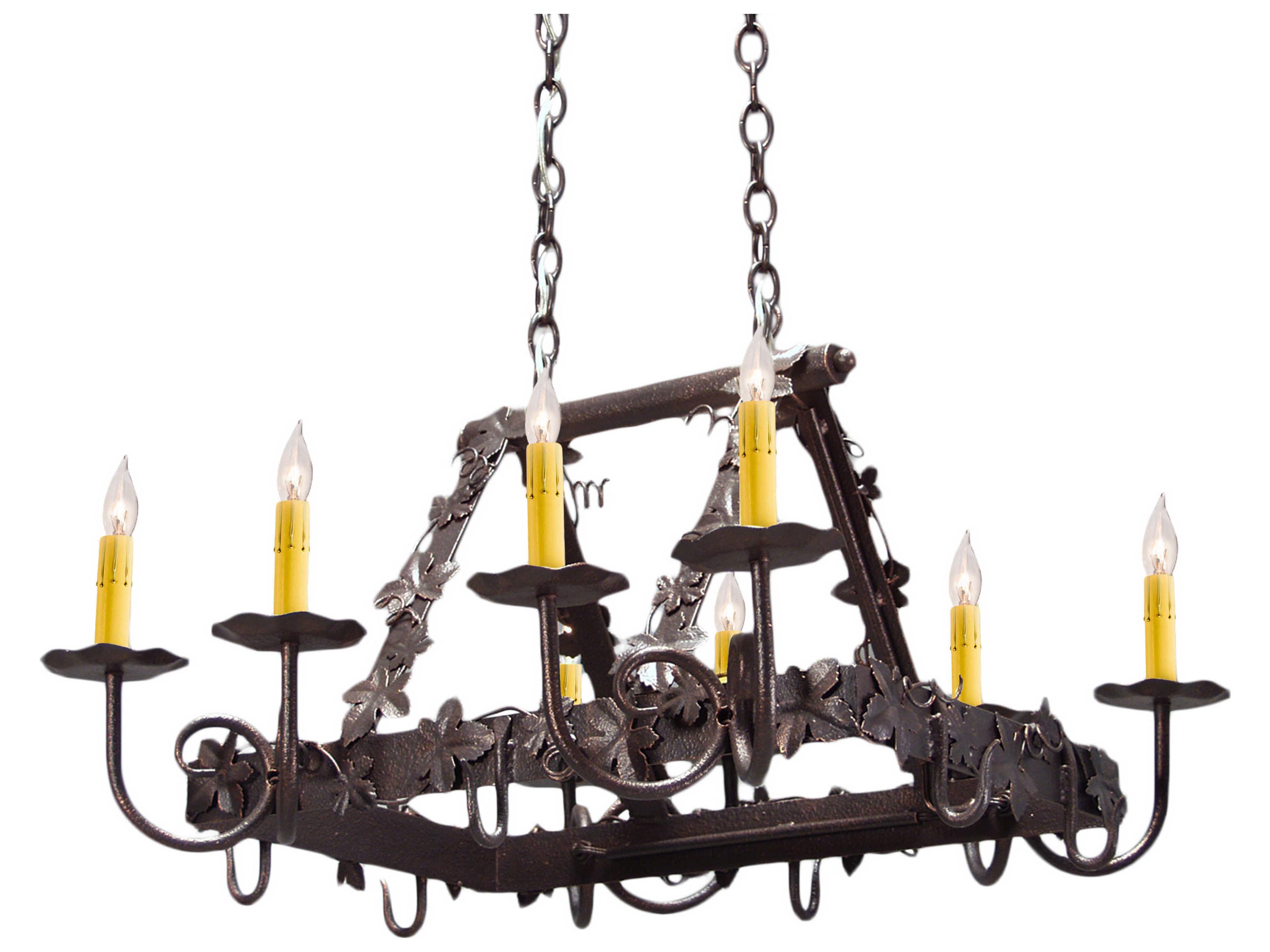 Vineyard 8-Light Brown Island Pendant