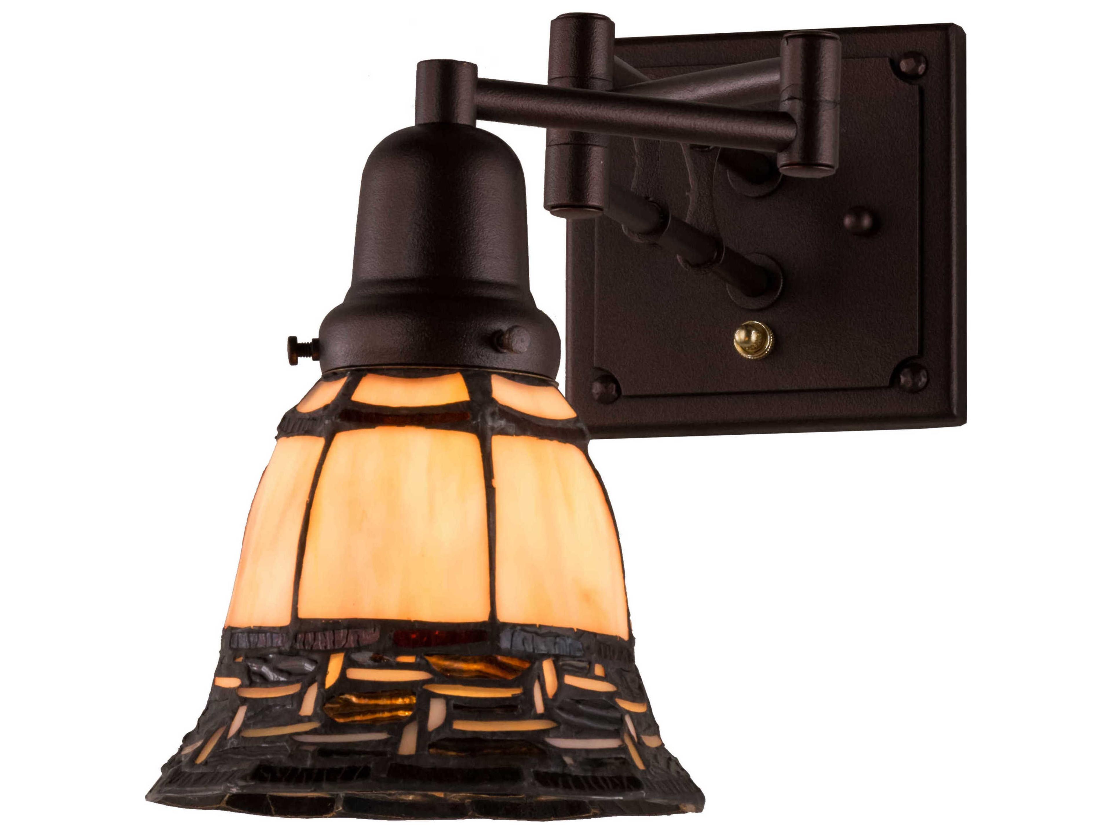 Mahogany Bronze Wall Sconce