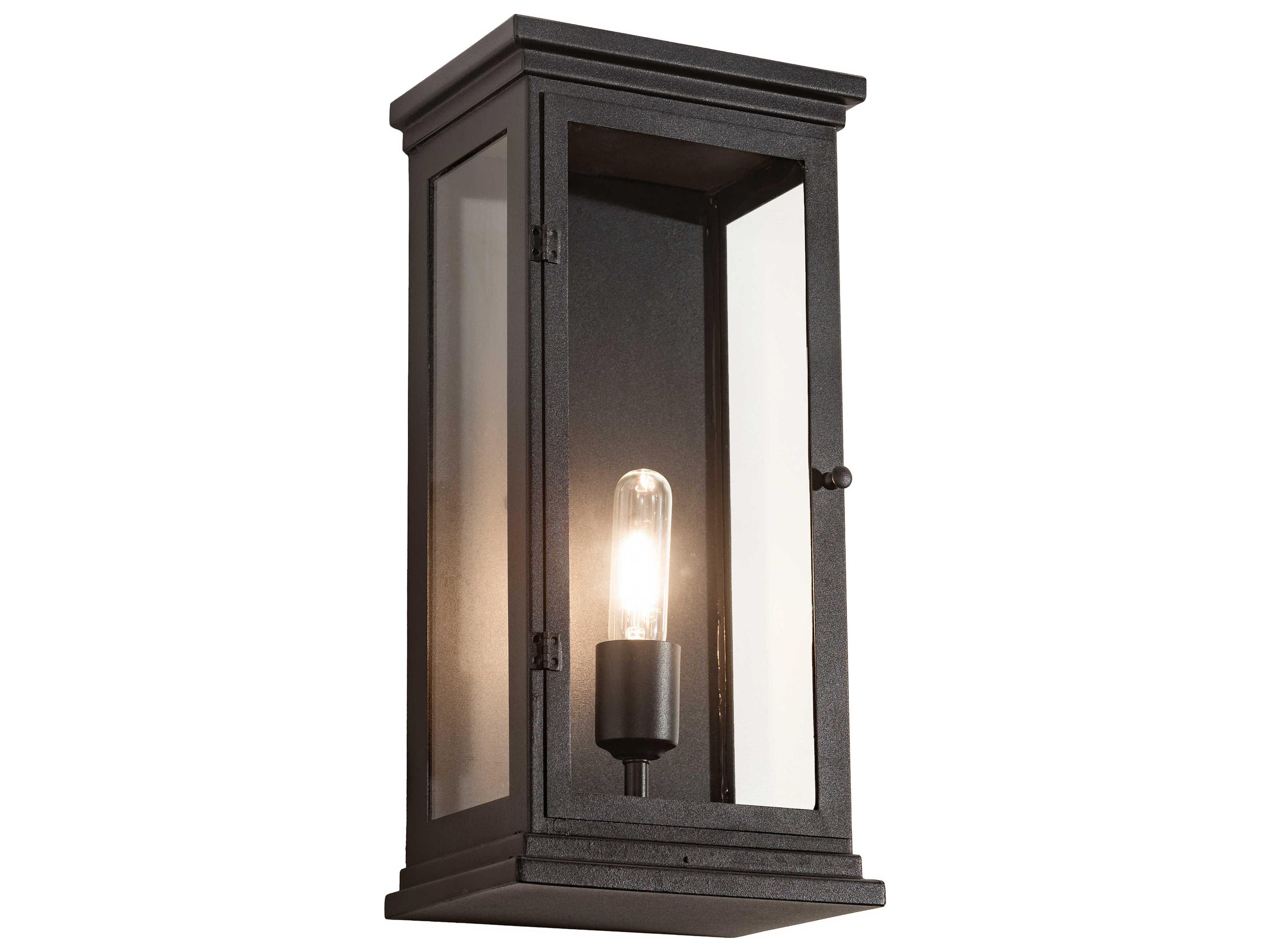 Whitman 1 - Light Glass Outdoor Wall Light