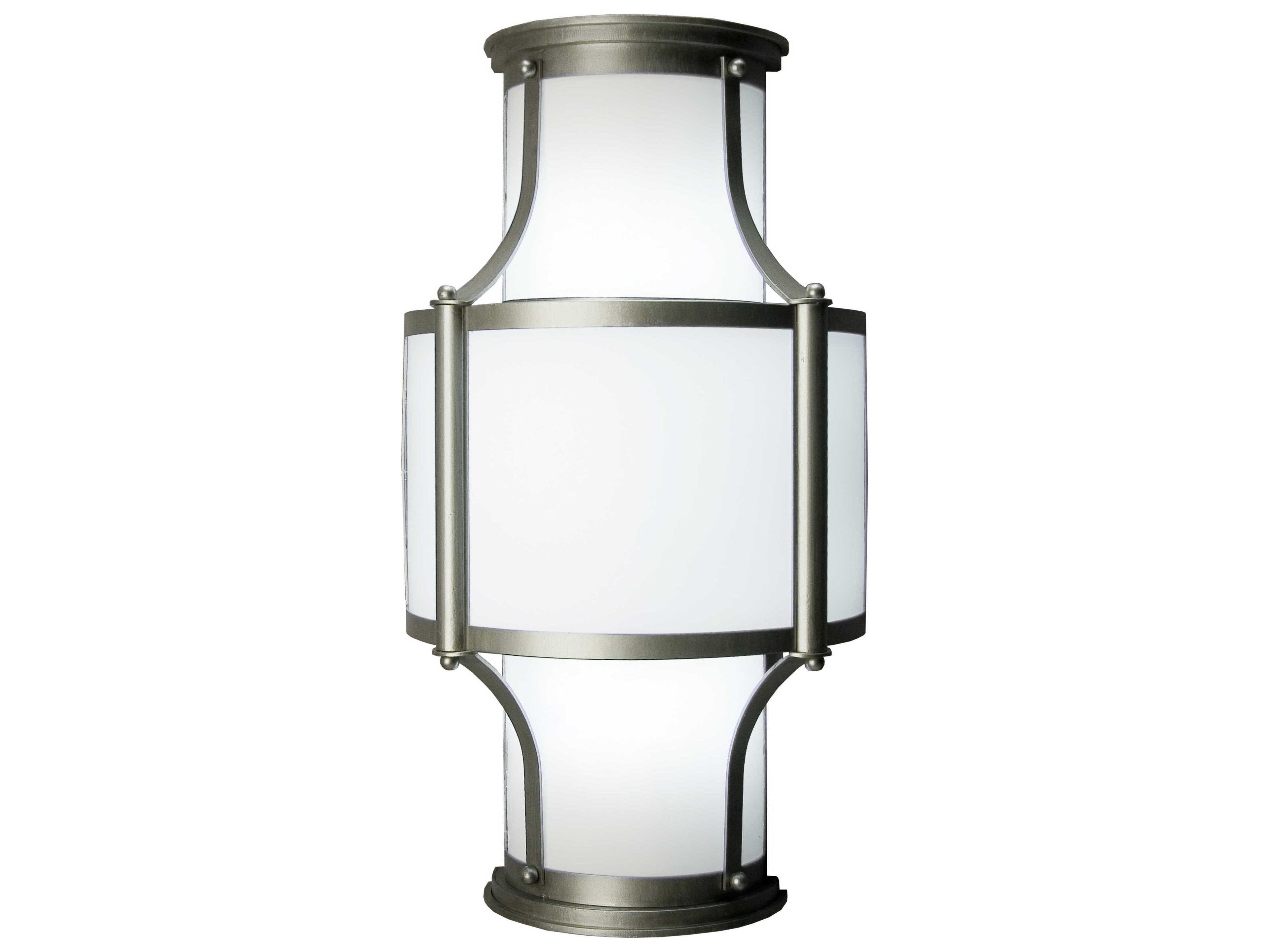 Zena 3-Light White Silver Wall Sconce