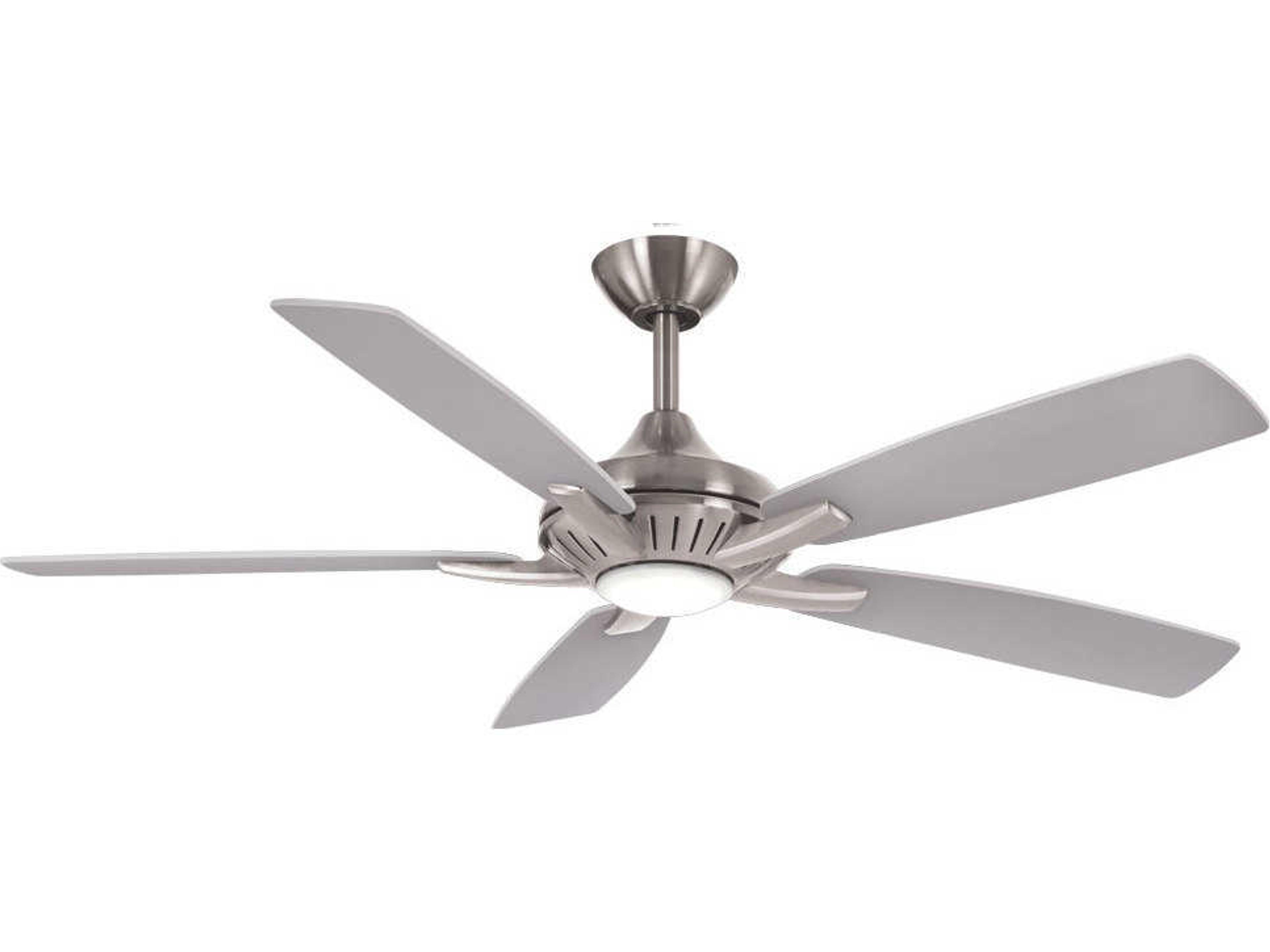 Dyno 52 Inch LED Ceiling Fan in Brushed Nickel