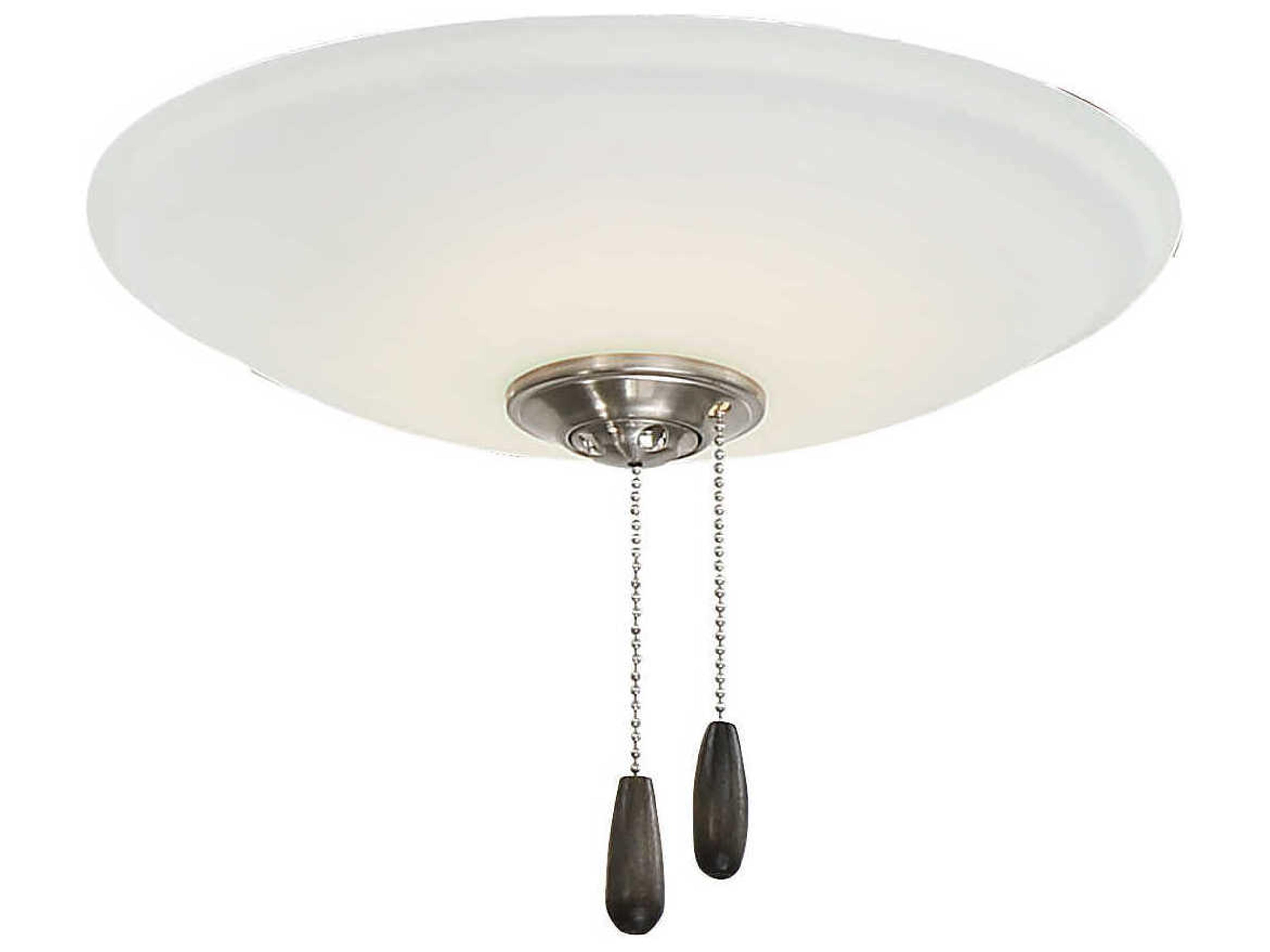 Etched Glass 1 - Light LED Fan Kit