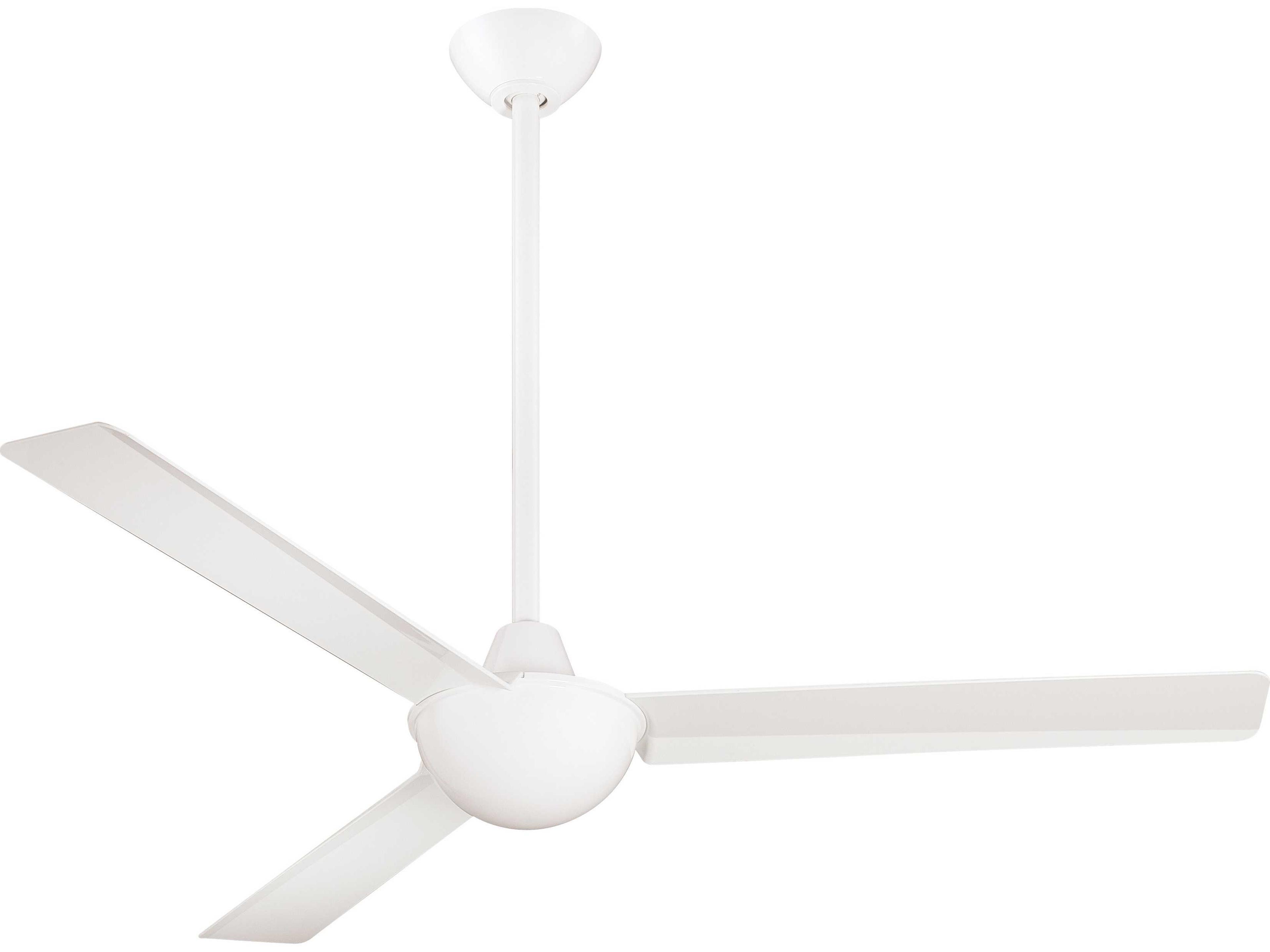 Kewl 52 Inch 3-Blade Ceiling Fan in White