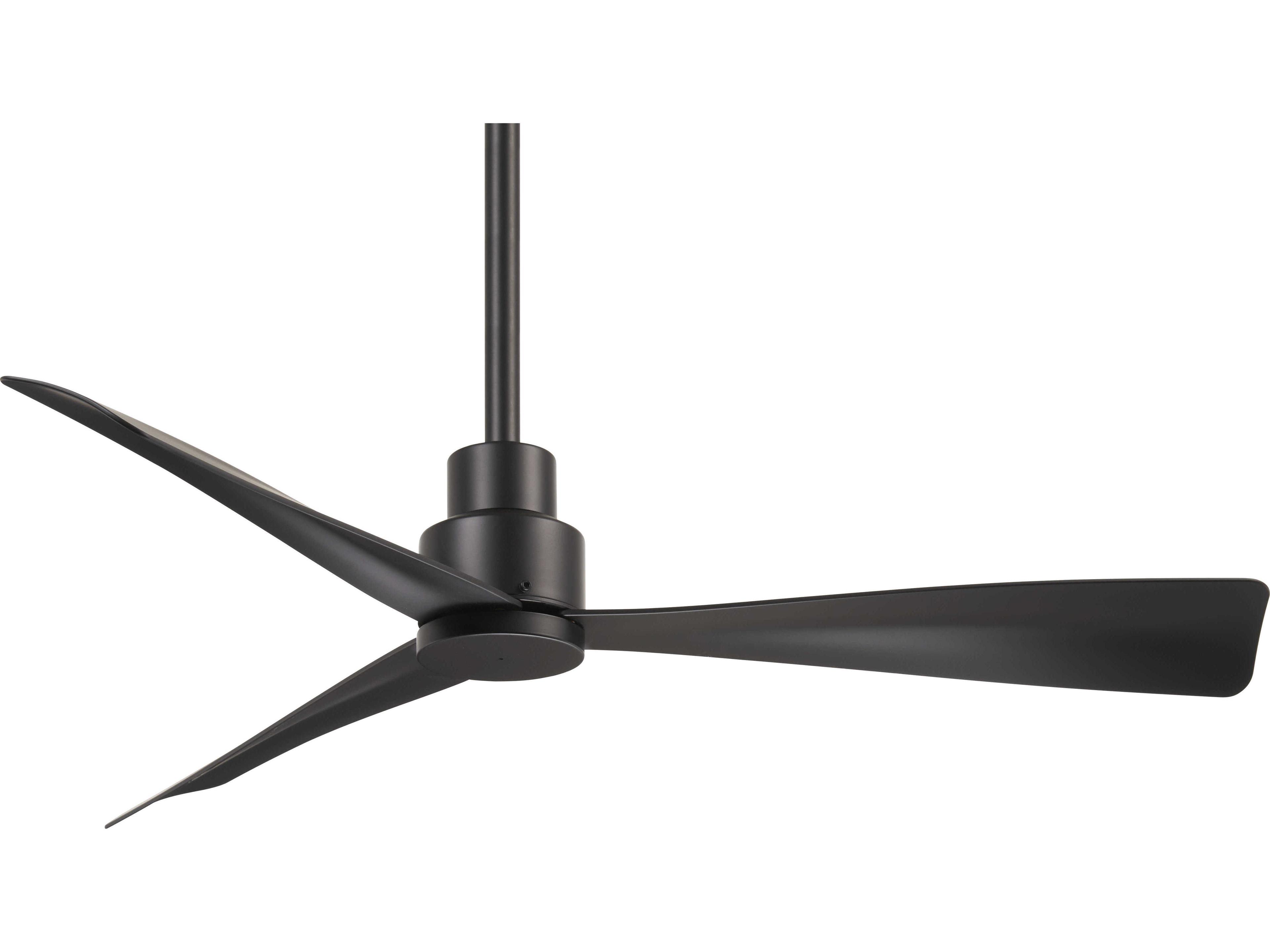 Simple 44 Inch Outdoor Ceiling Fan Coal
