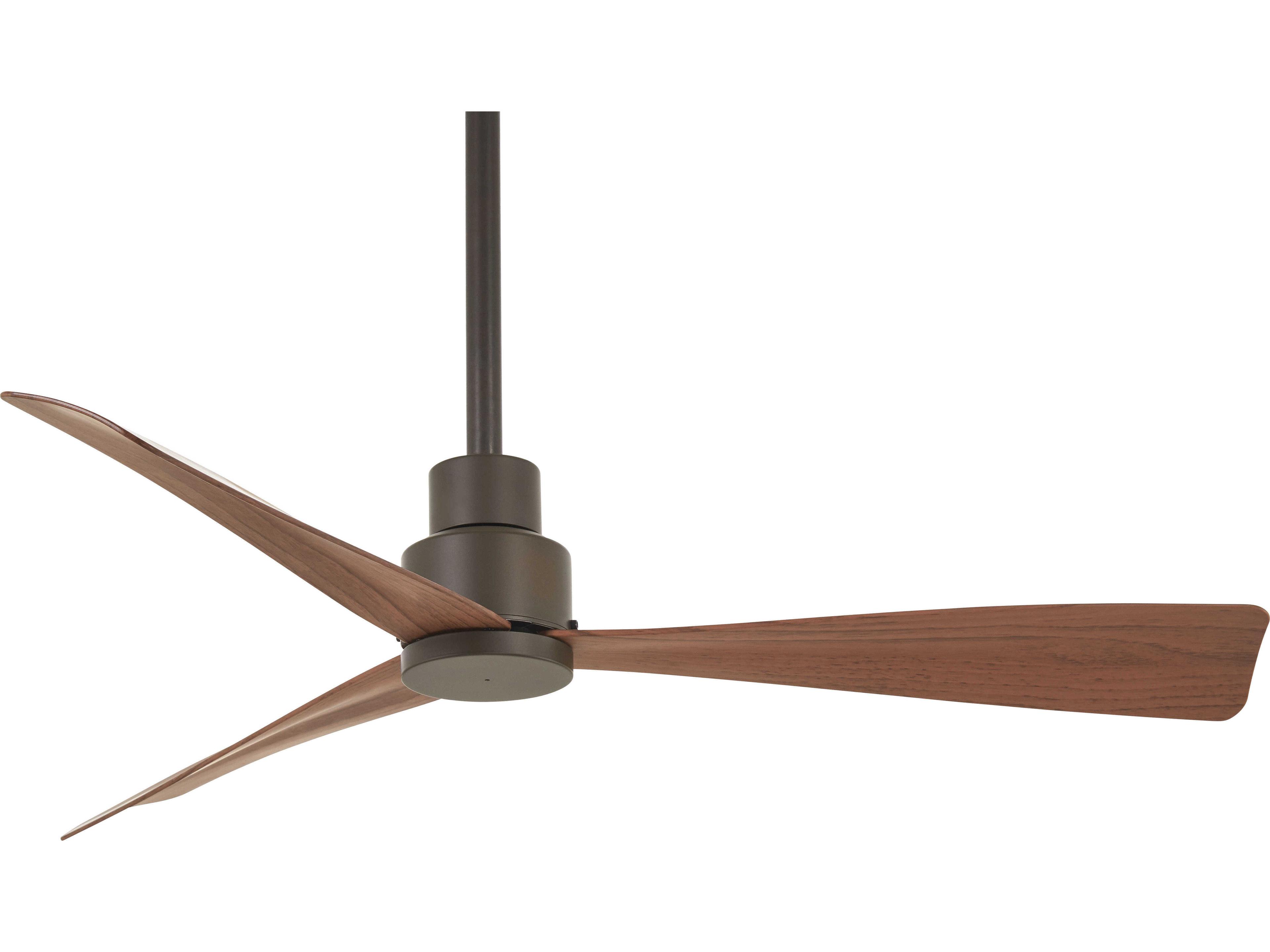 Simple 44 Inch Ceiling Fan in Oil Rubbed Bronze