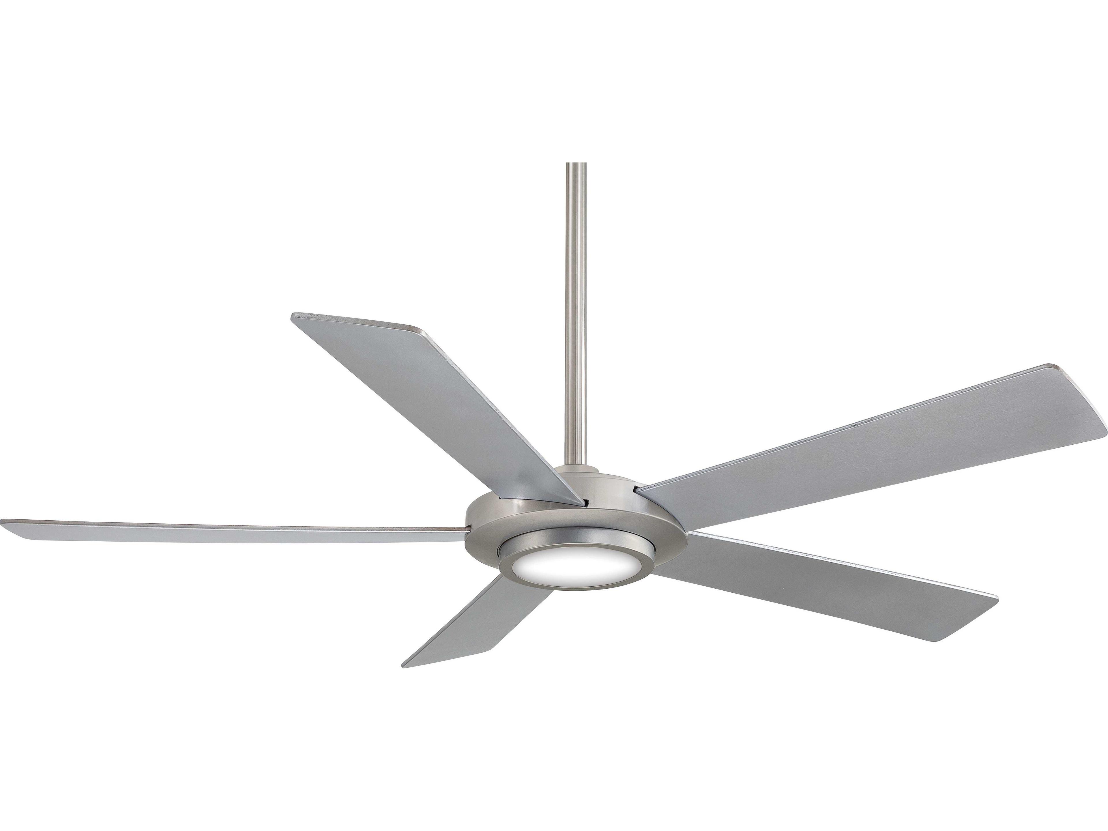 Sabot 52 Inch LED Ceiling Fan in Brushed Nickel