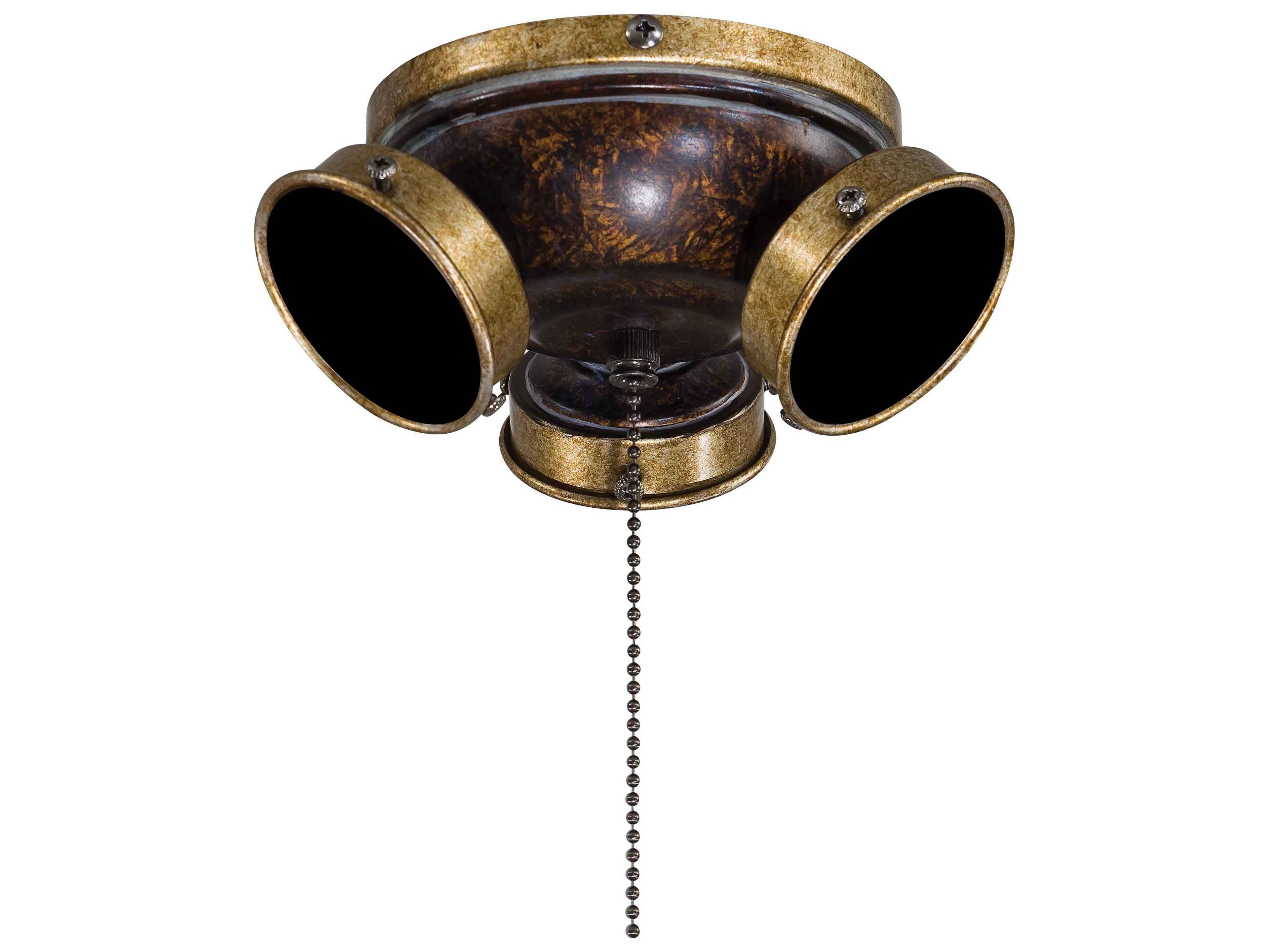 Mottled Copper 3 - Light Fan Kit