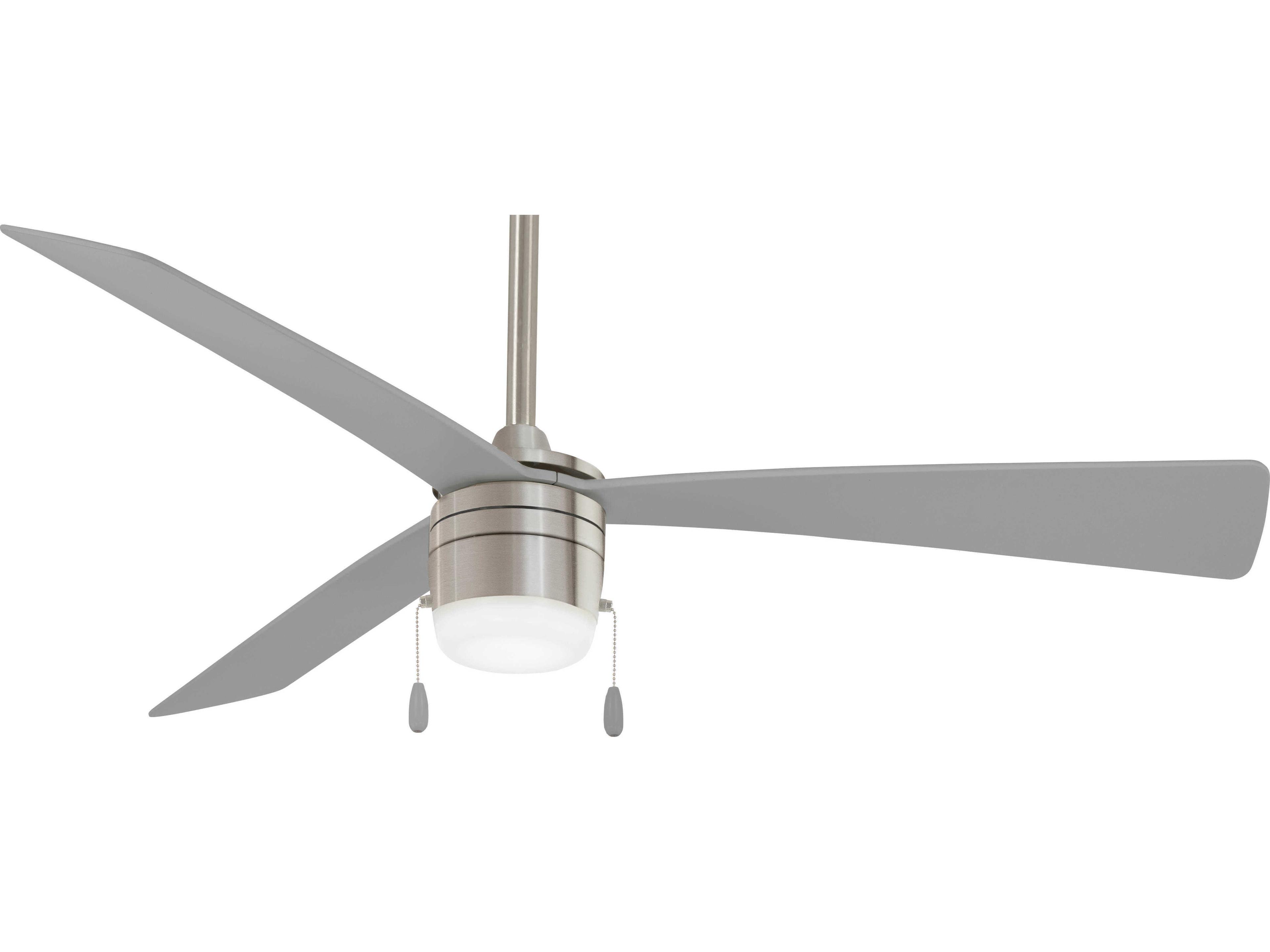 Vital 44 Inch LED Ceiling Fan in Brilliant Silver