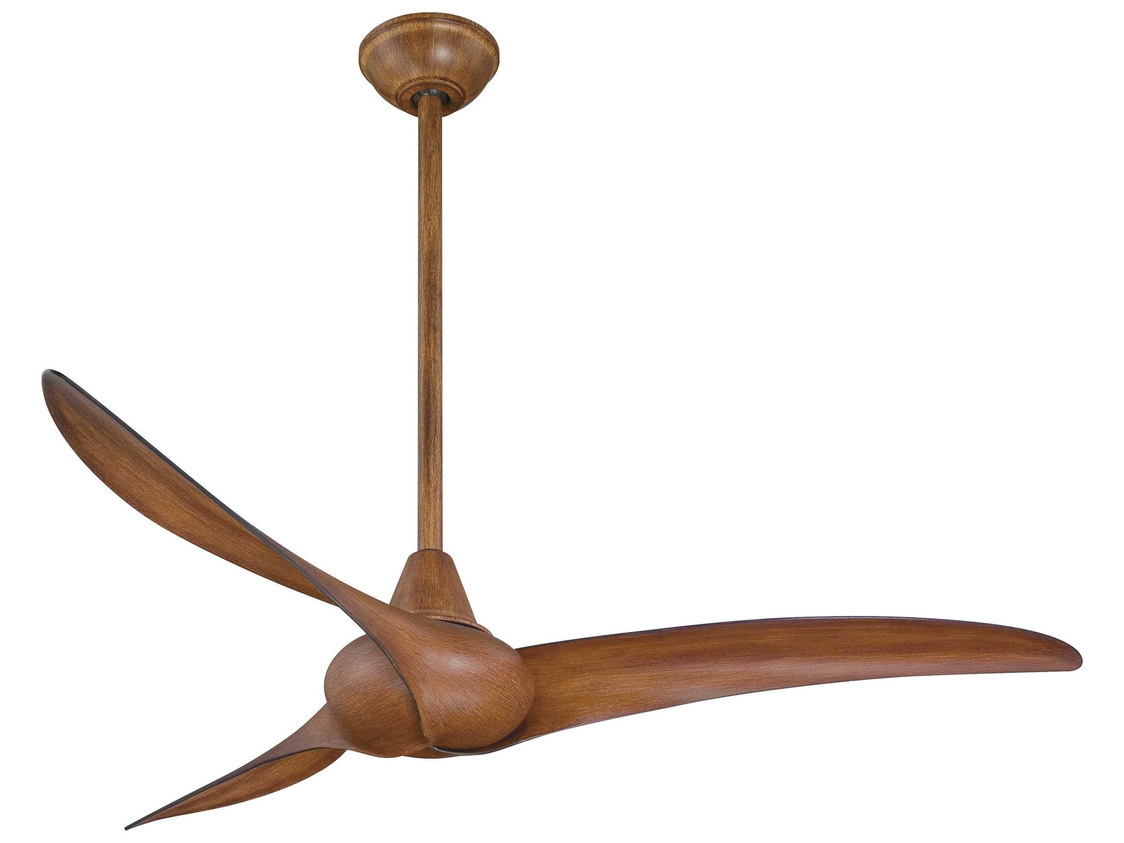 Wave 52 Inch Ceiling Fan in Distressed Koa