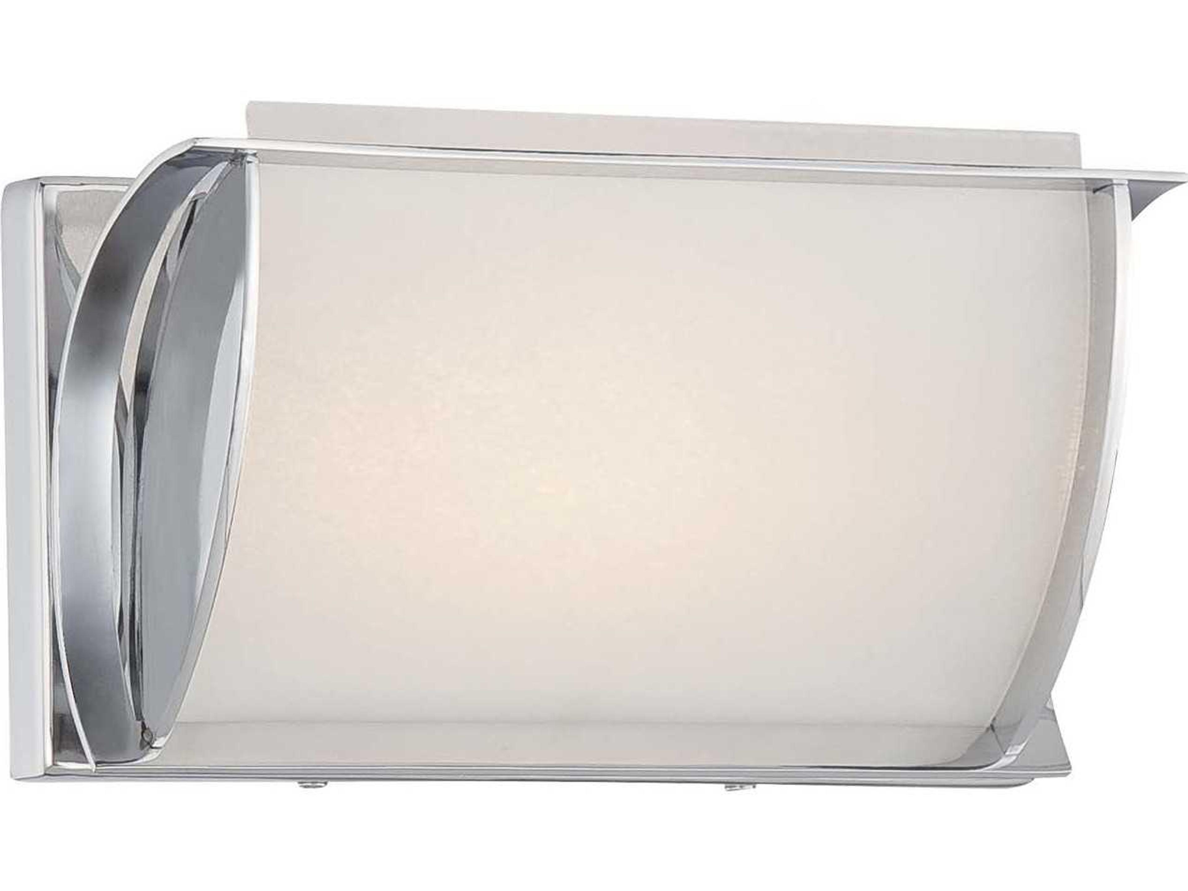 Arlington Brooke Chrome Glass LED Vanity Light