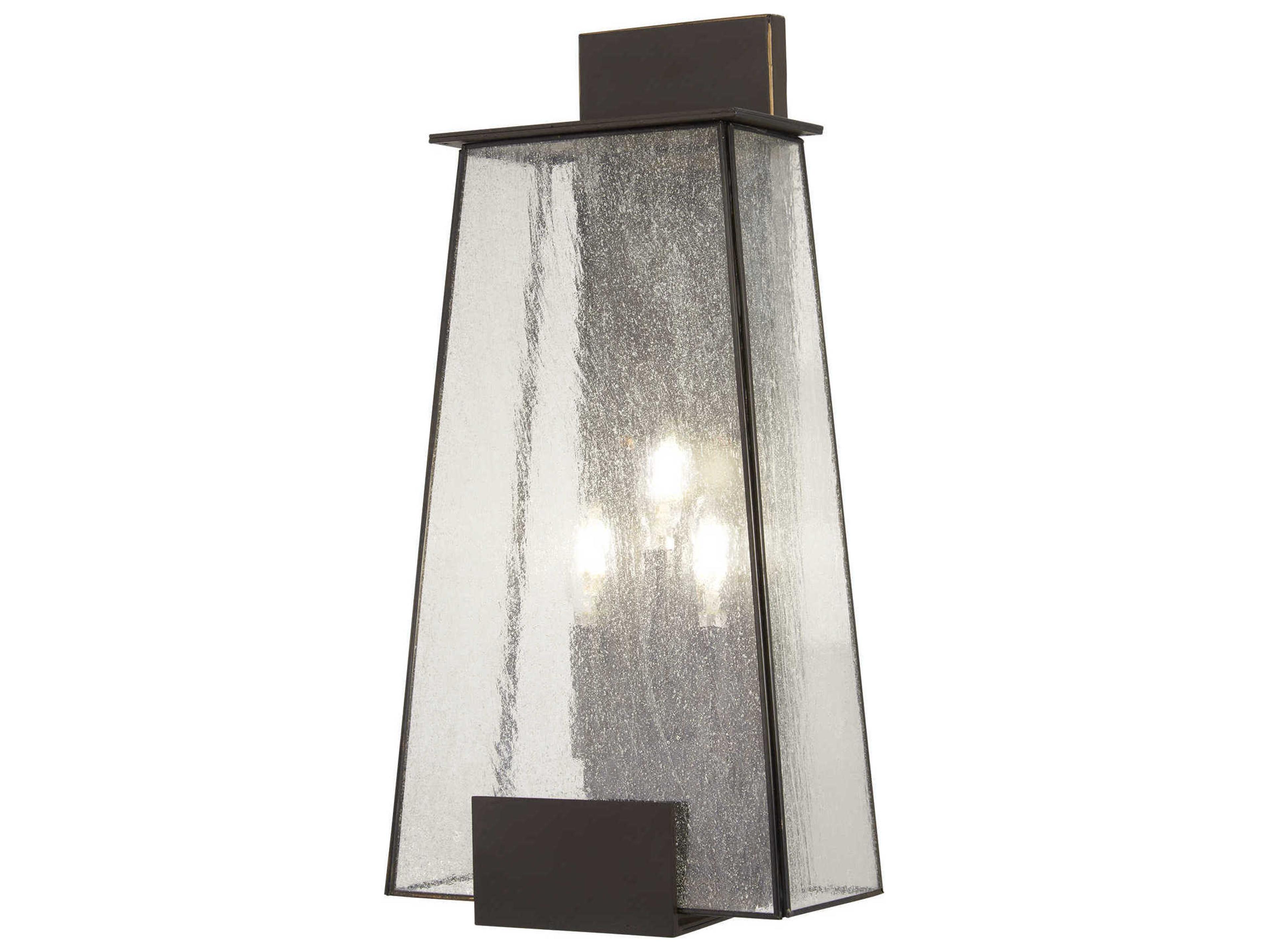 Minka Lavery Bistro Dawn Glass Outdoor Wall Light