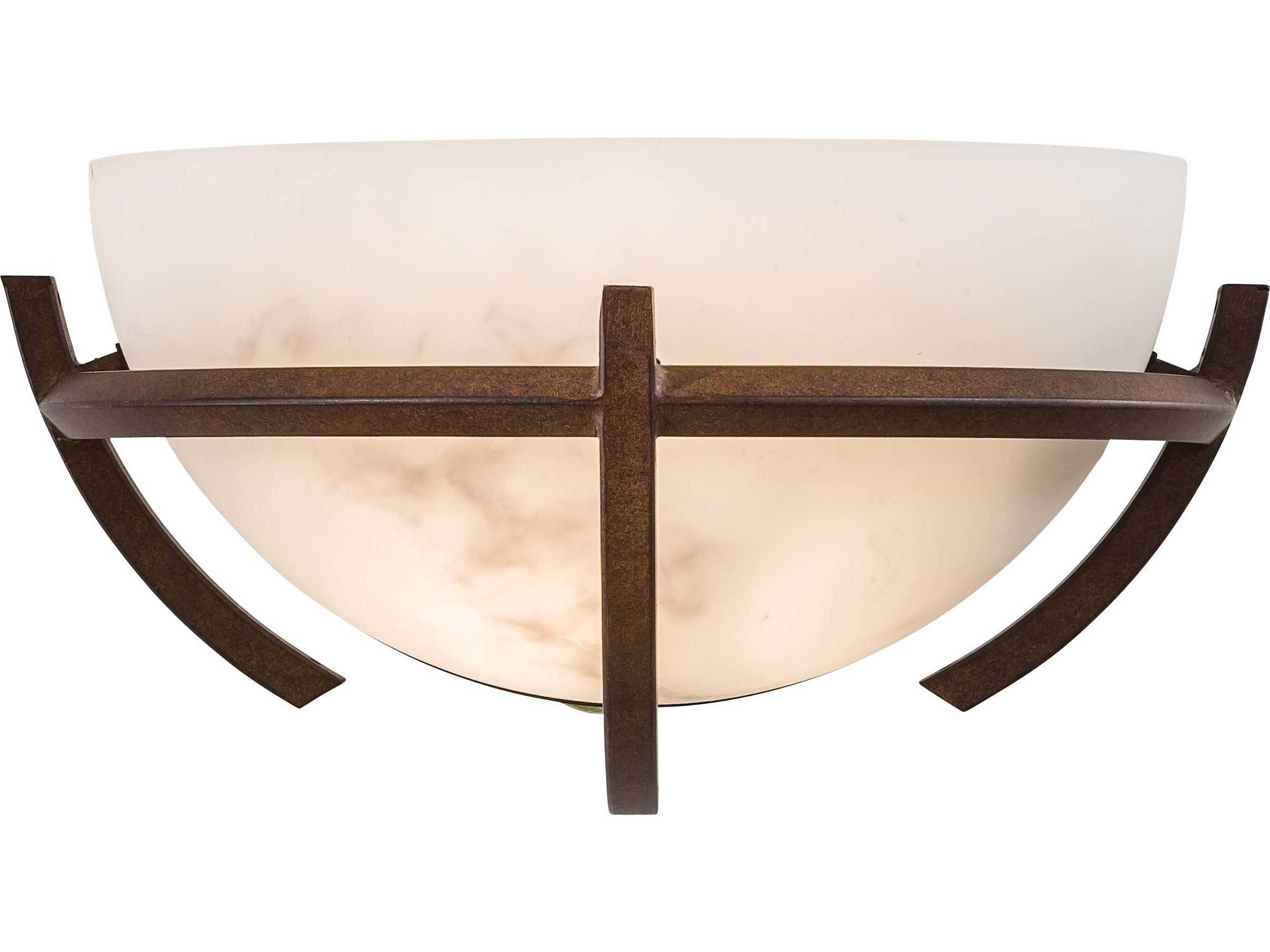 Calavera Nutmeg Brown Glass Wall Sconce