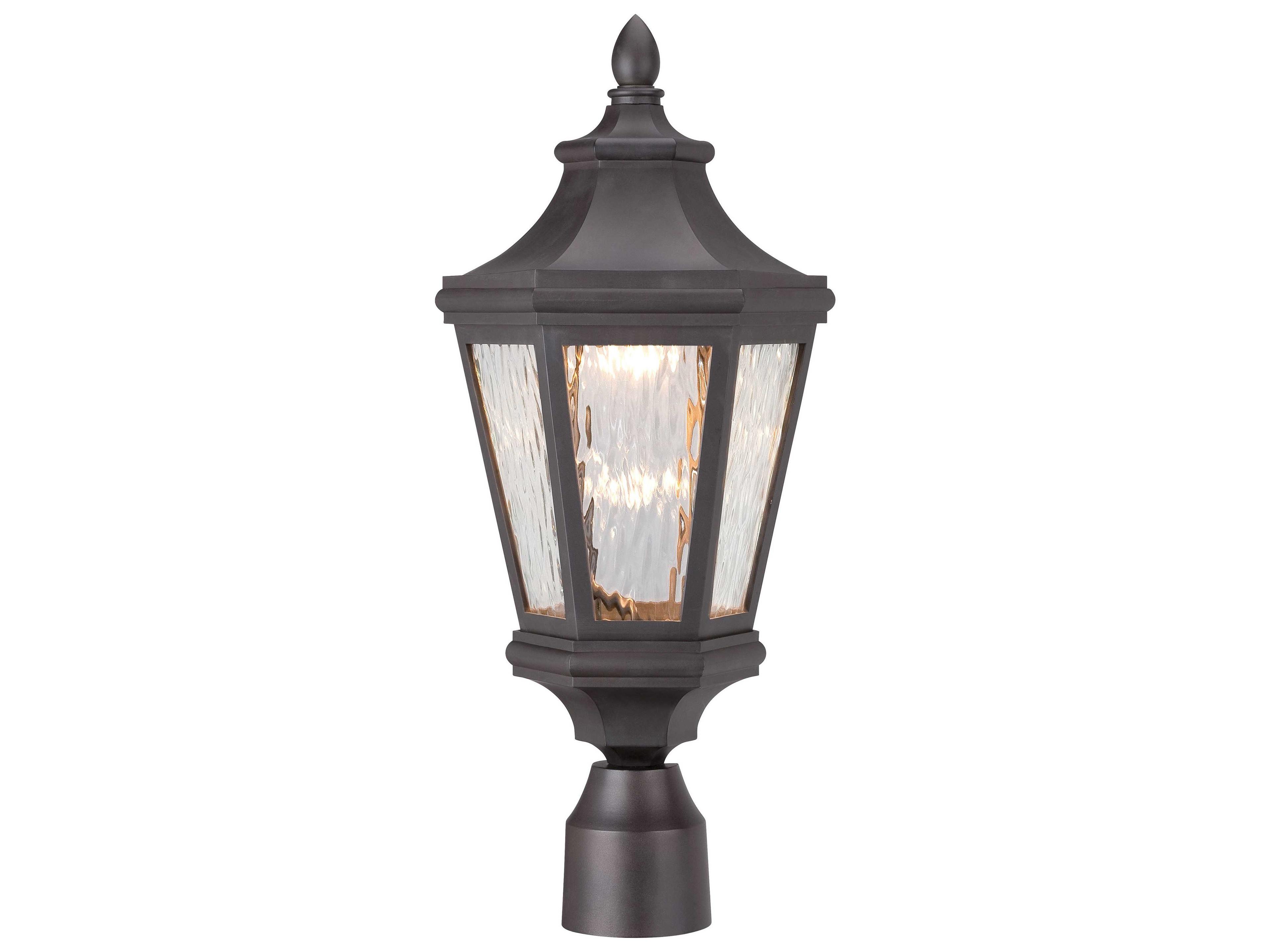 Handford Pointe Glass LED Outdoor Post Light