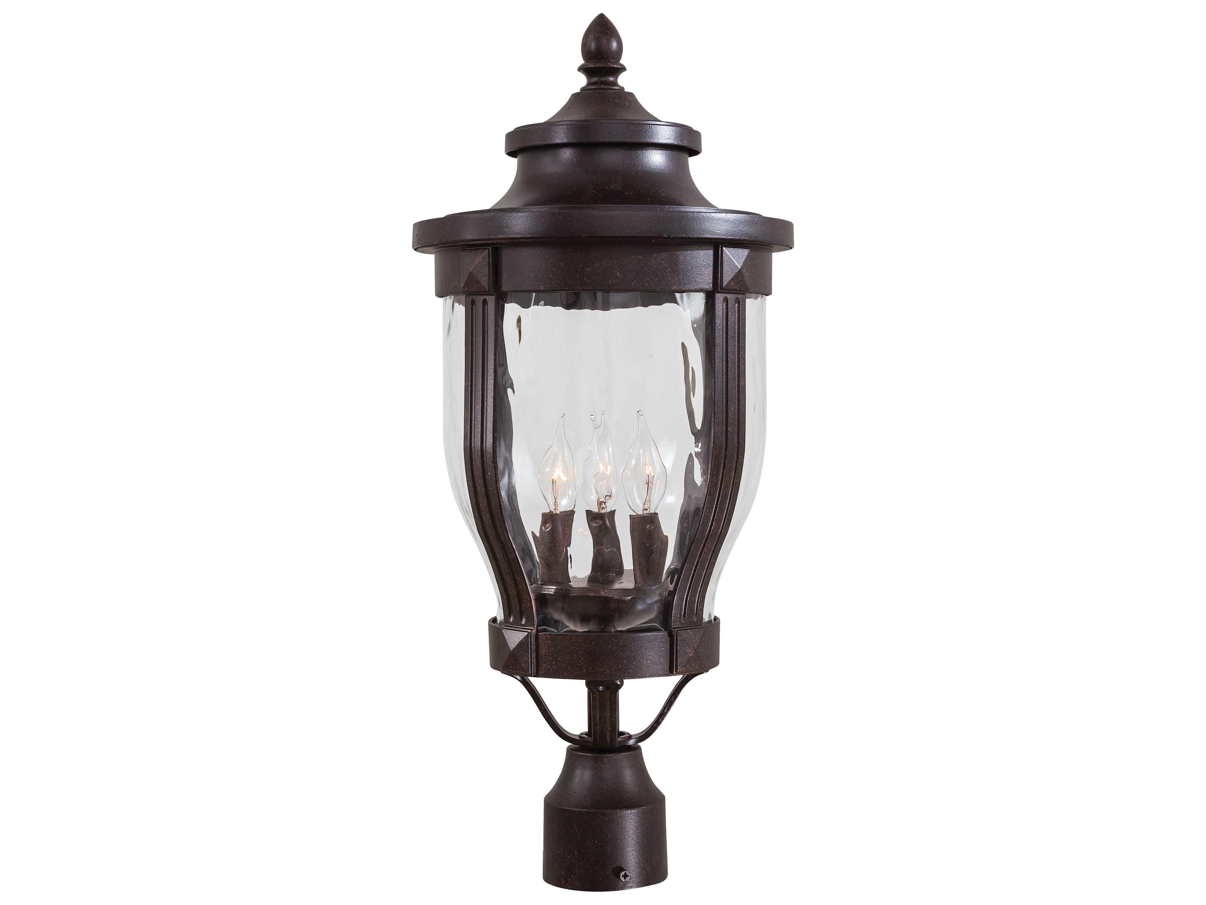Merrimack Glass Outdoor Post Light