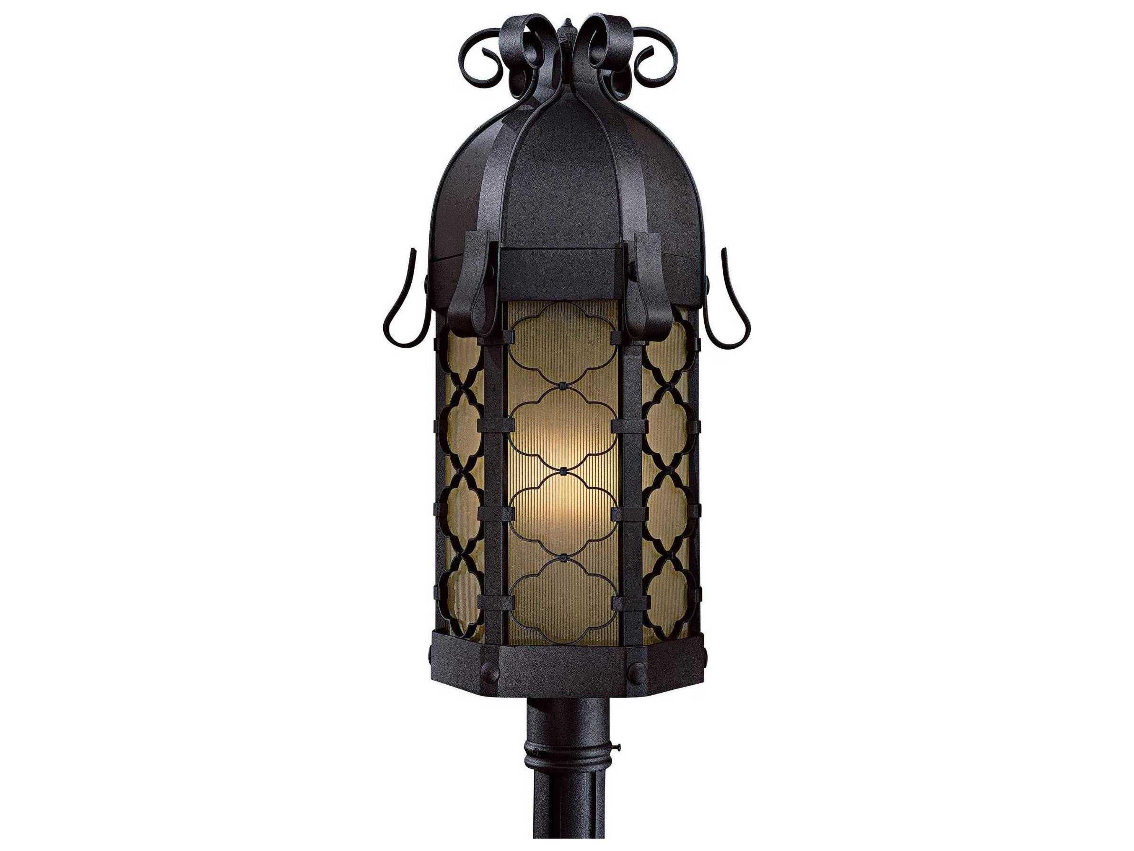 Montalbo Glass Outdoor Post Light