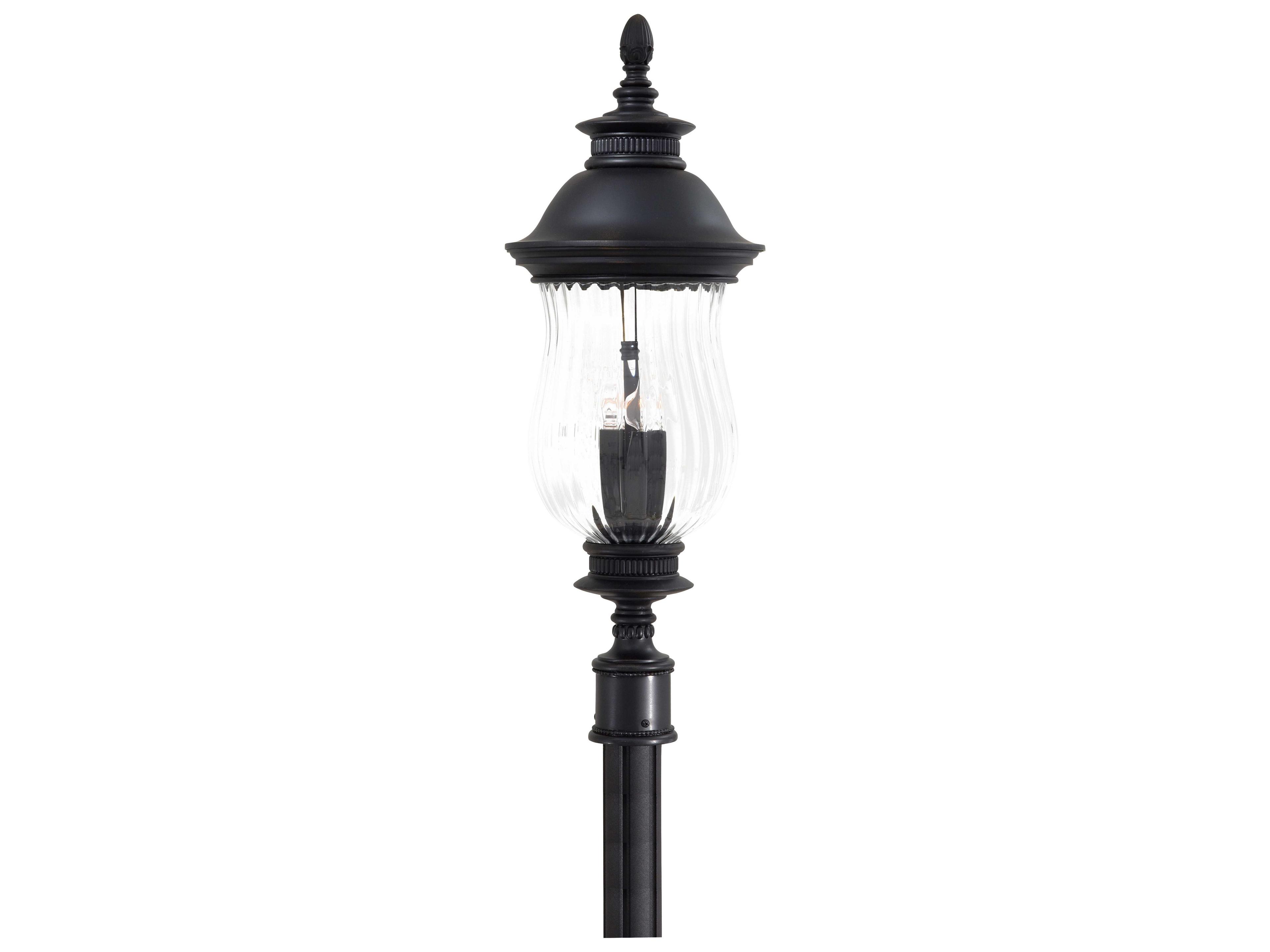 Newport Glass Outdoor Post Light