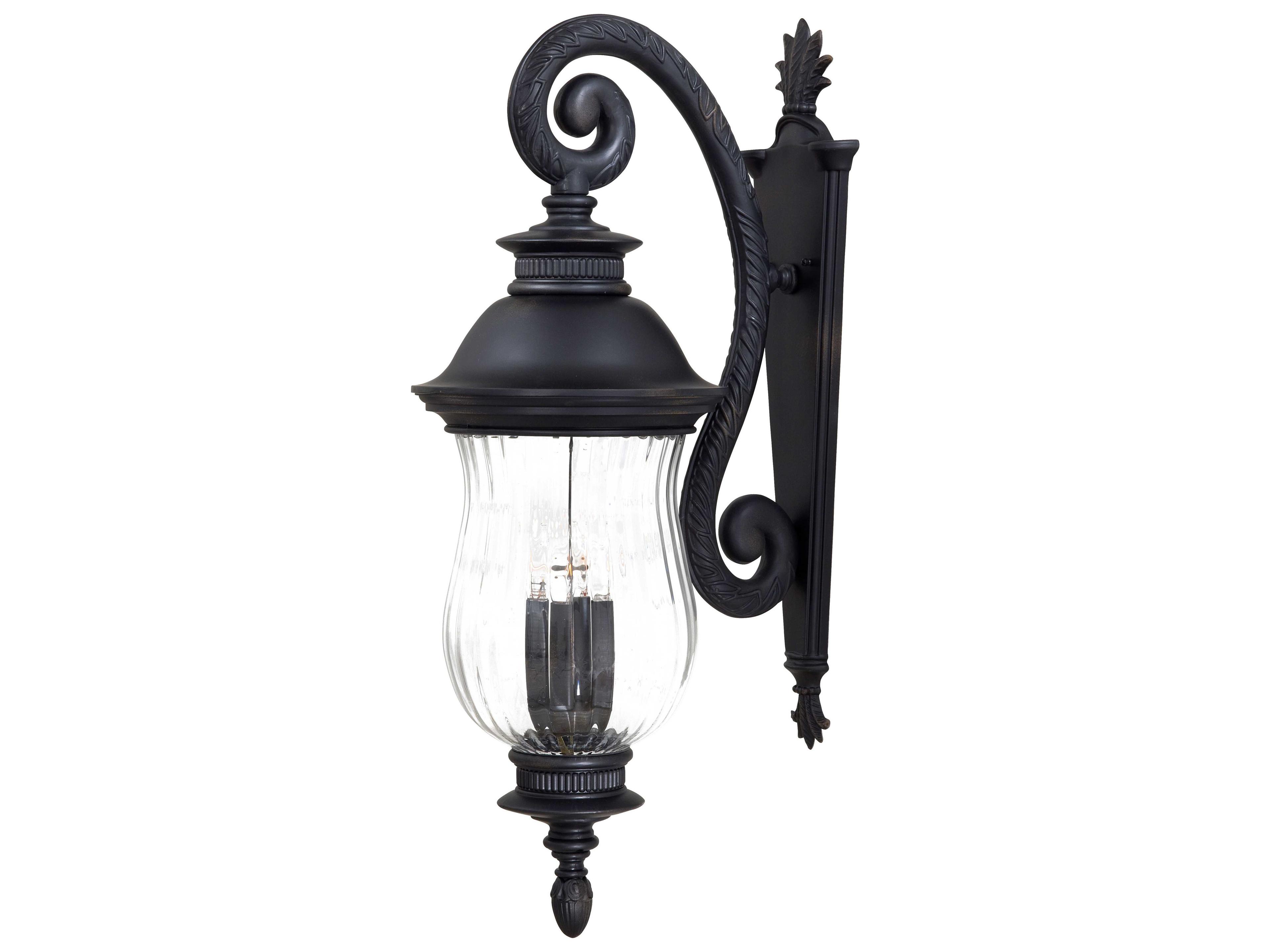 Minka Lavery Newport Glass Outdoor Wall Light