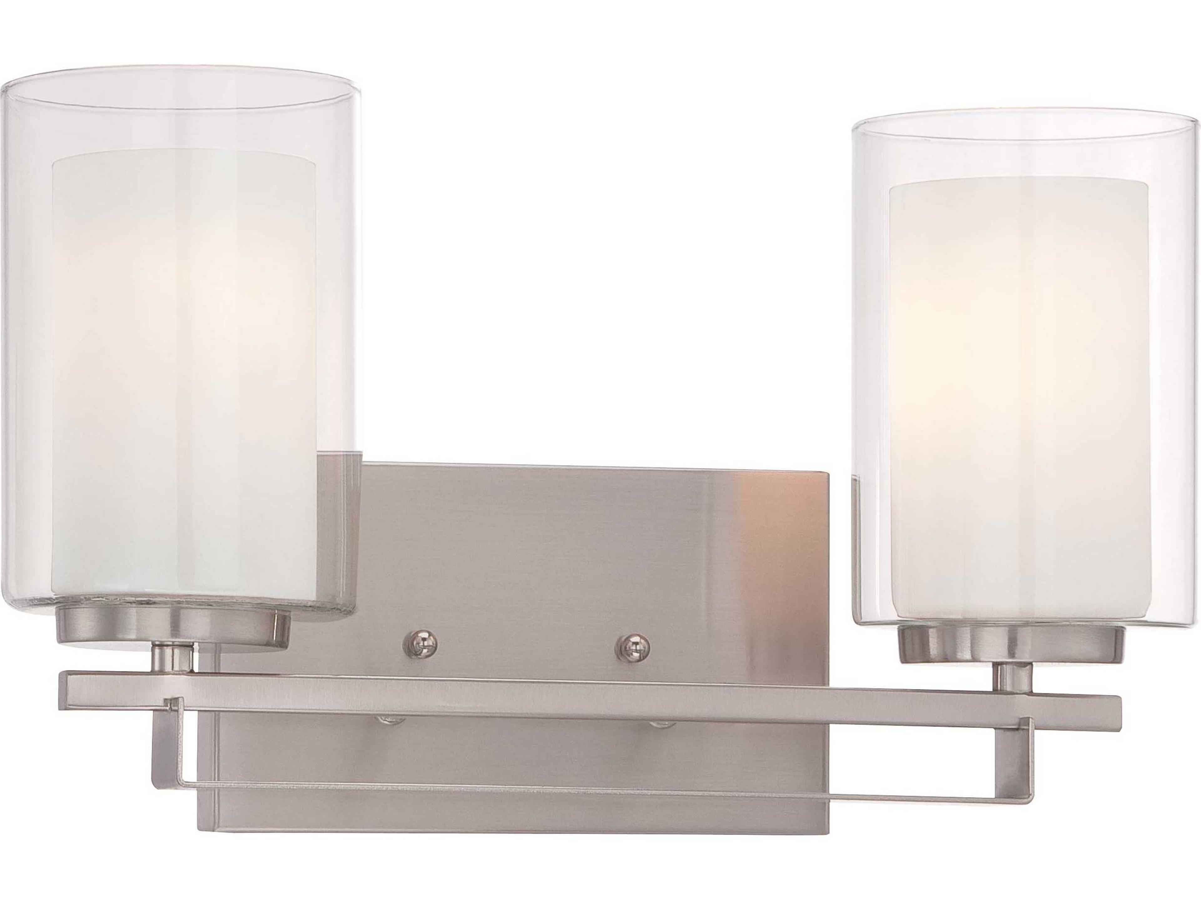 Parsons Studio Brushed Nickel Glass LED Vanity Light