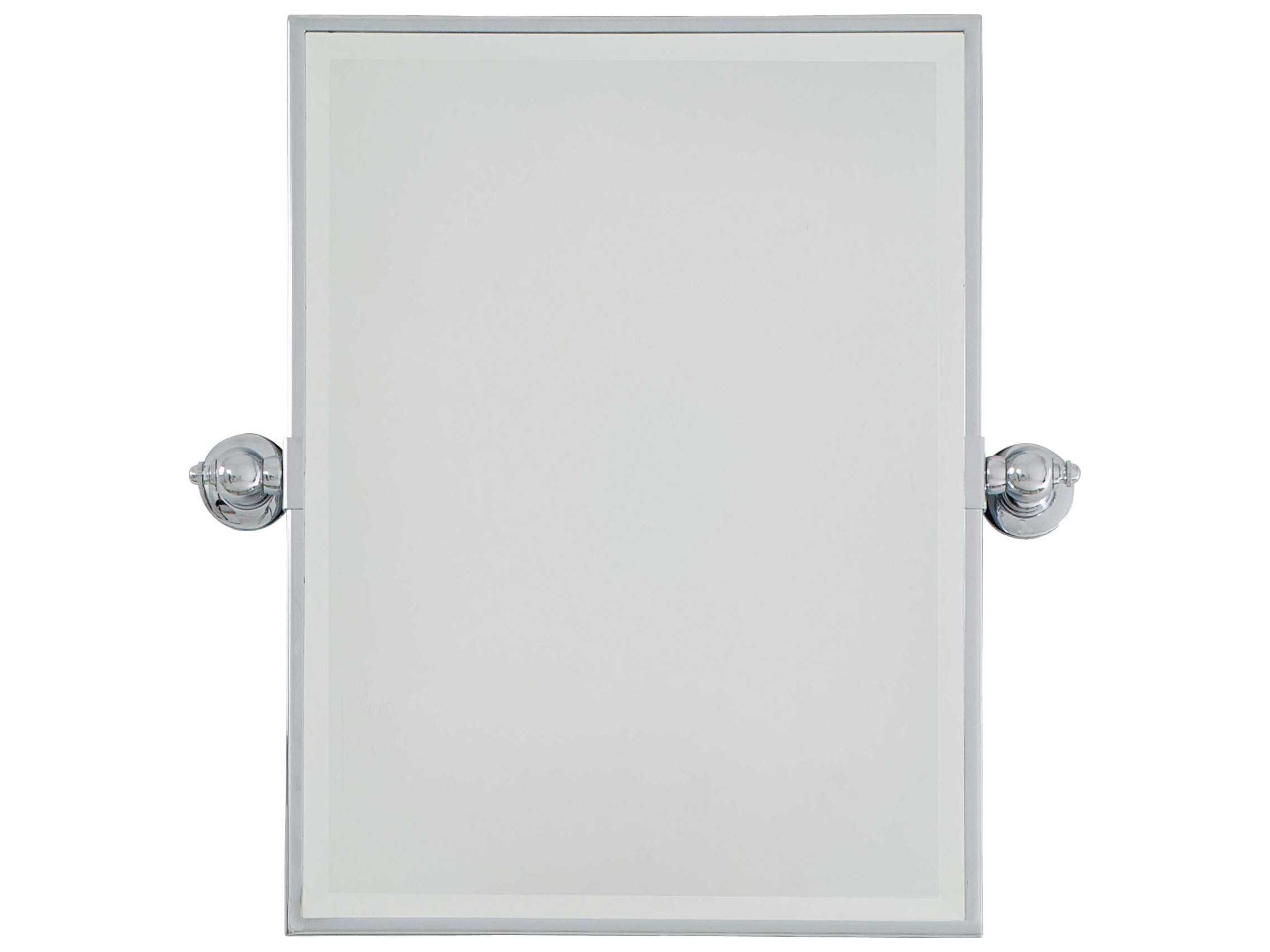 Pivoting Chrome Wall Mirror