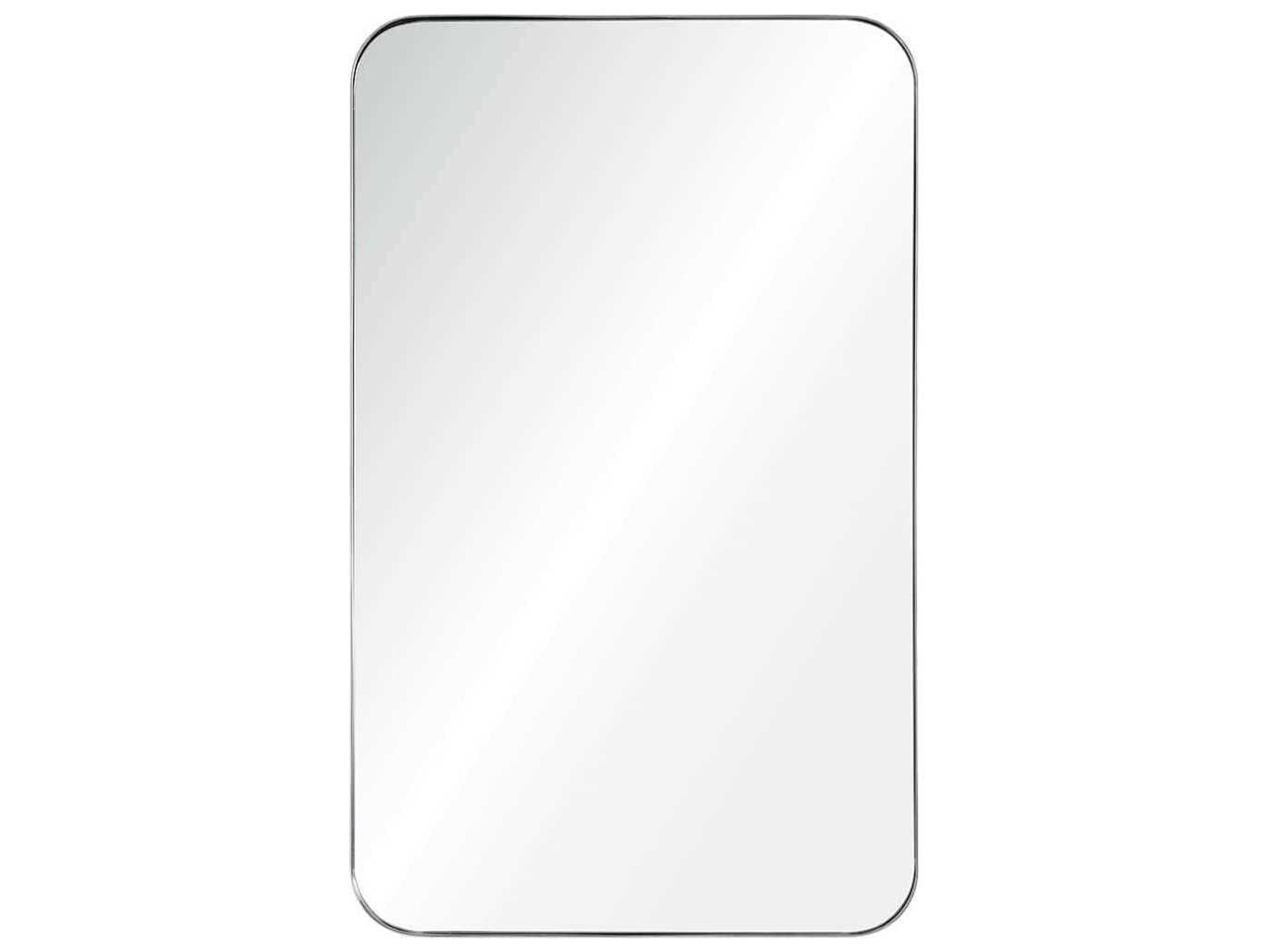 Mirror Home Polished Stainless Steel Rectangular Wall Mirror