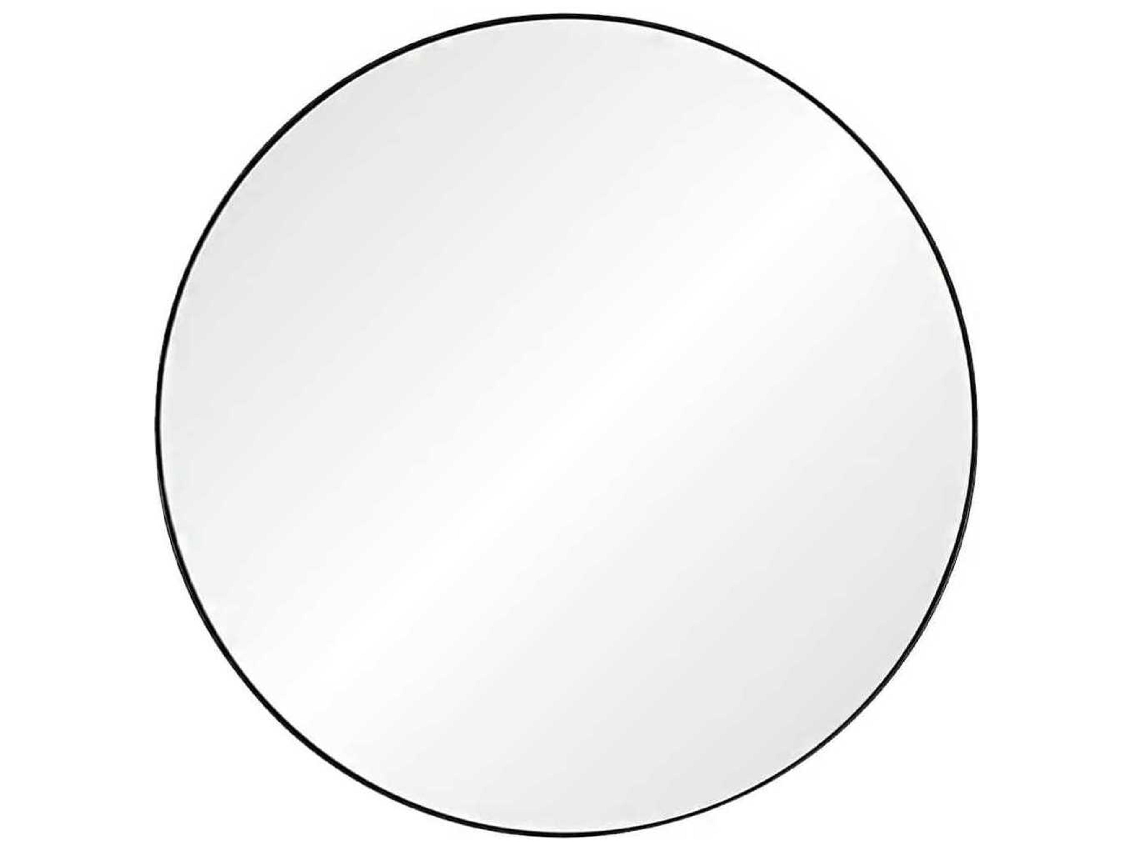 Mirror Home Black Nickel Round Wall Mirror