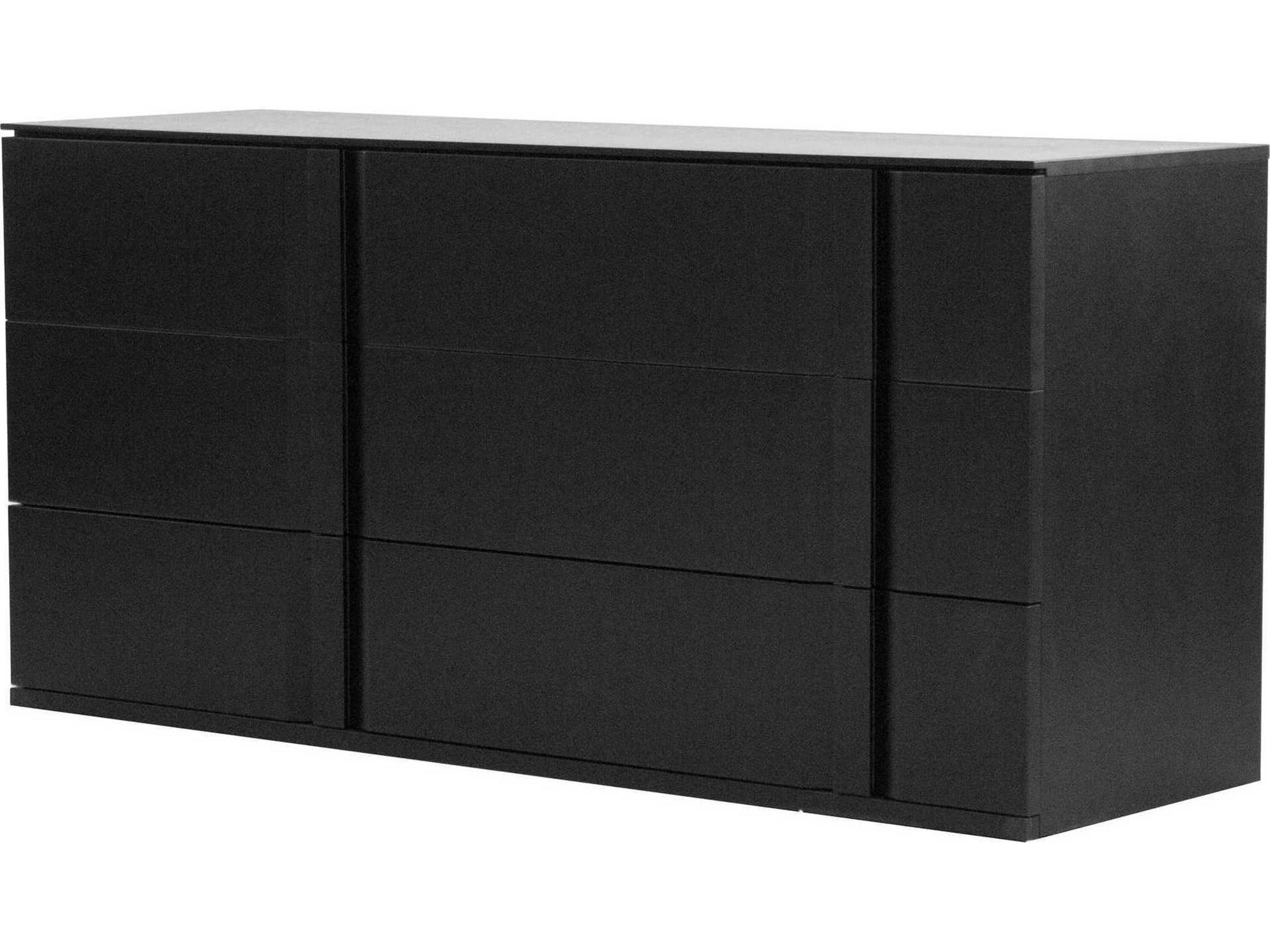 Carbon 6-Drawers Double Dresser