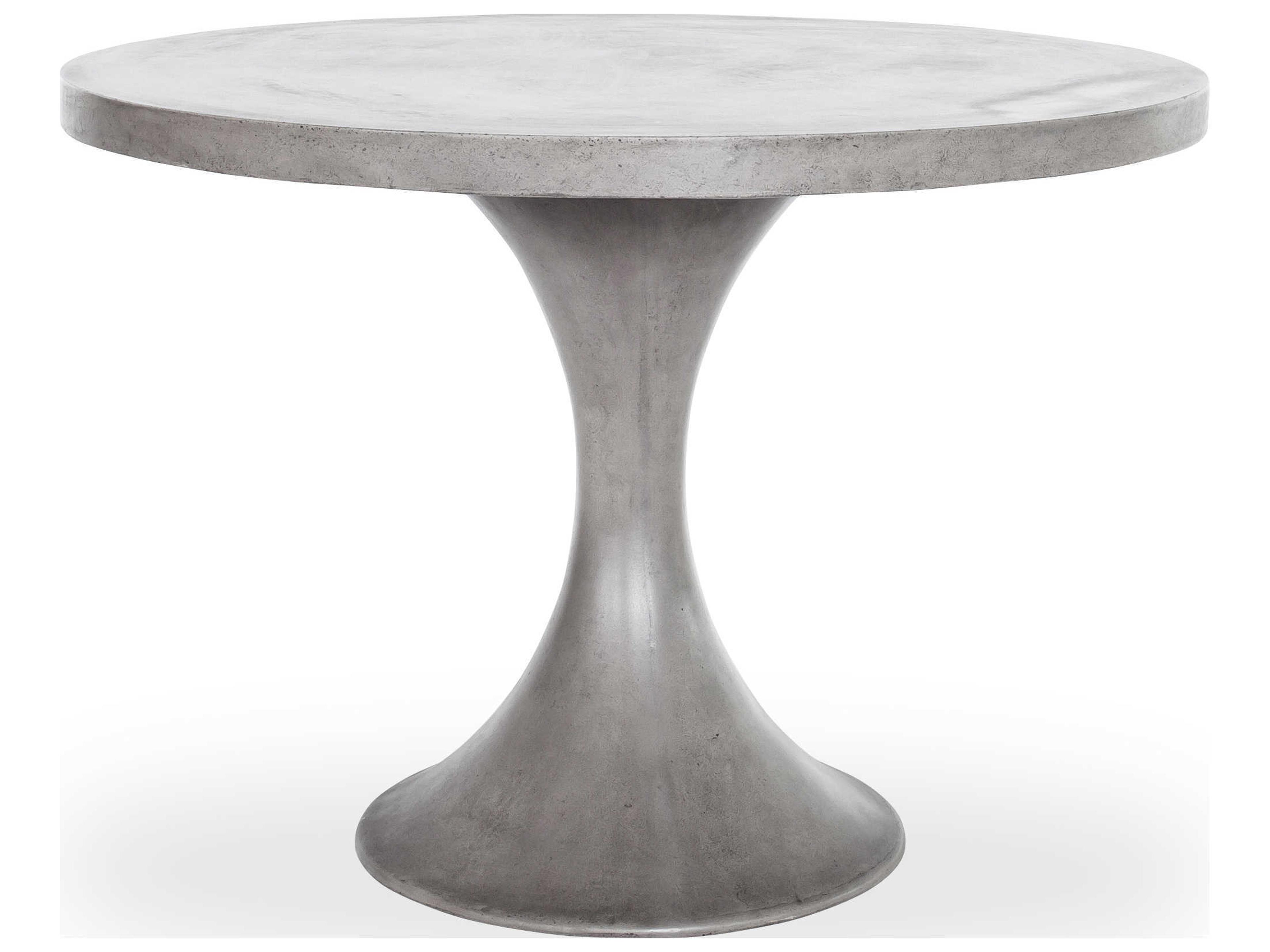 Isadora Round Dark Grey Dining Table