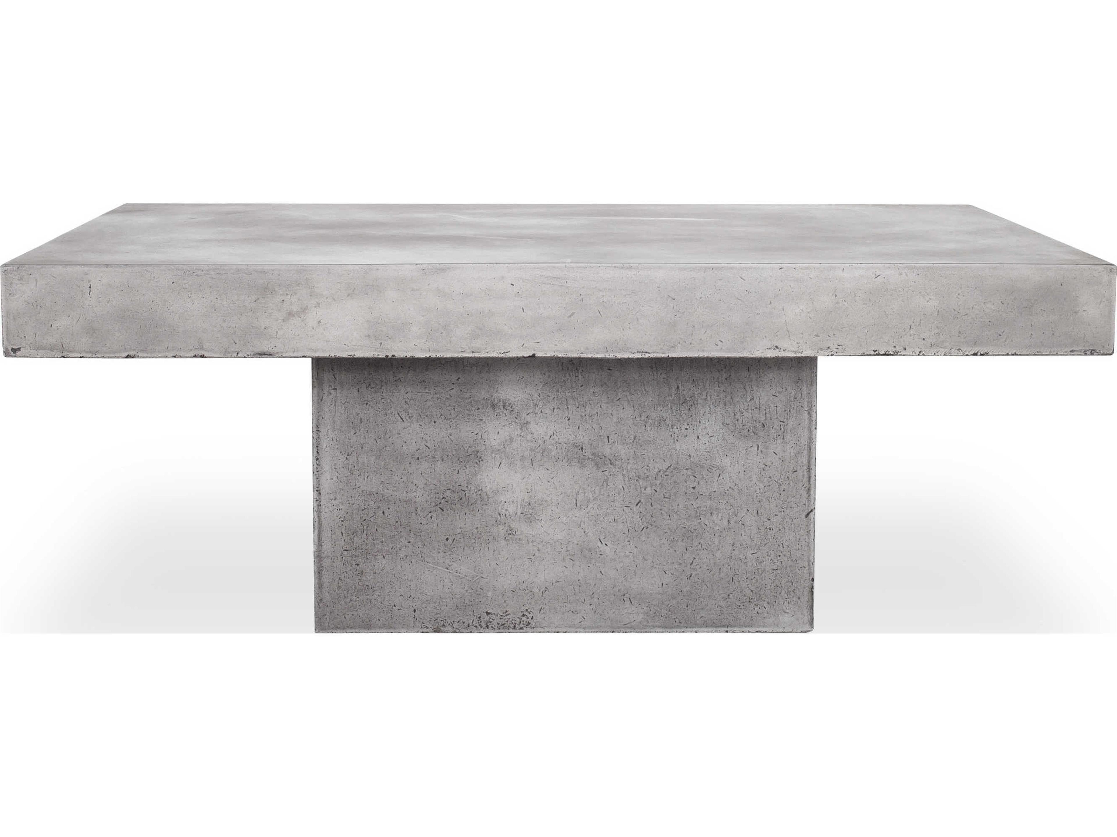 Moe's Home Maxima Rectangular Stone Dark Grey Coffee Table