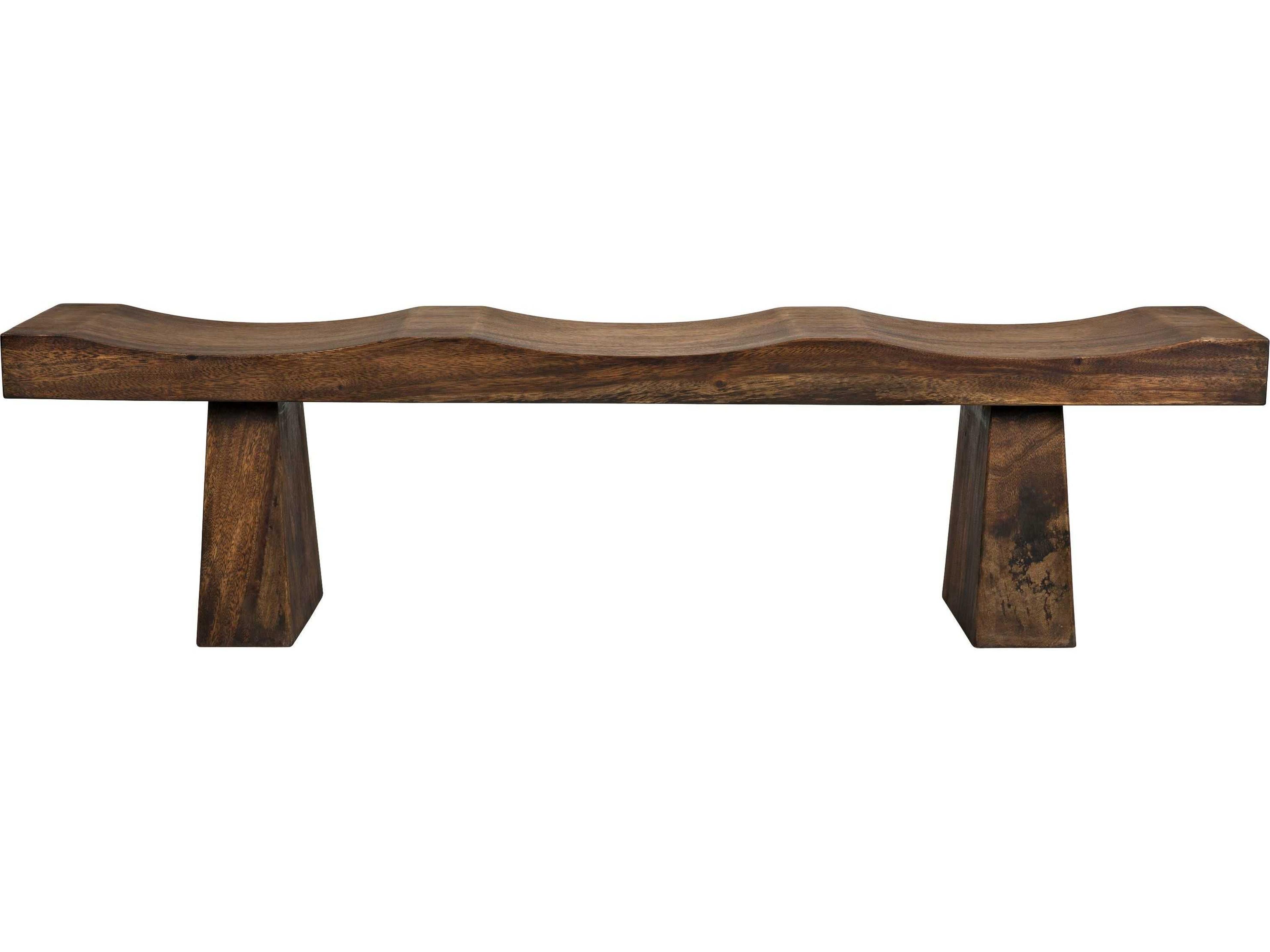 Natural Brown Accent Bench