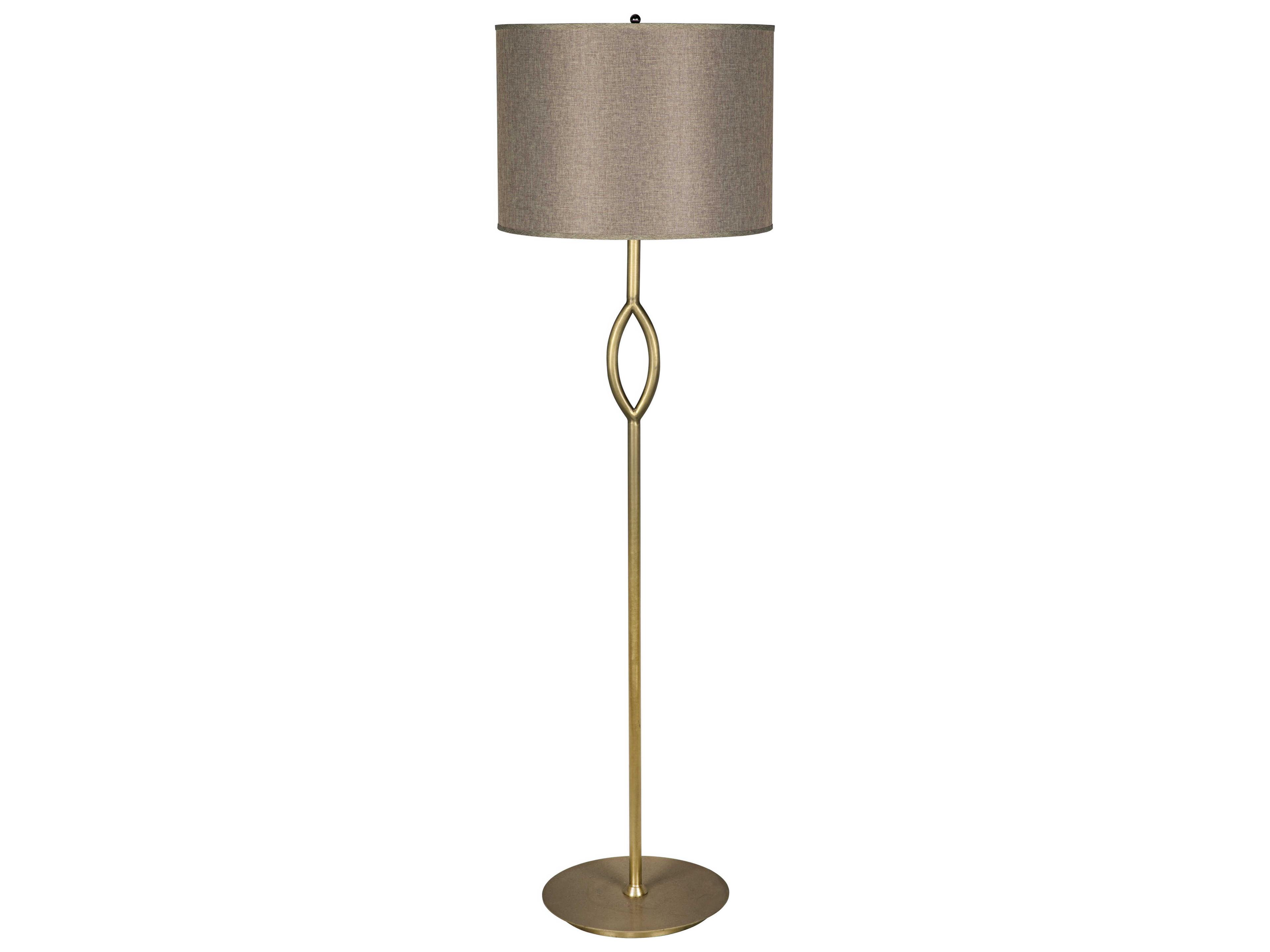 Ridge Antique Brass Floor Lamp