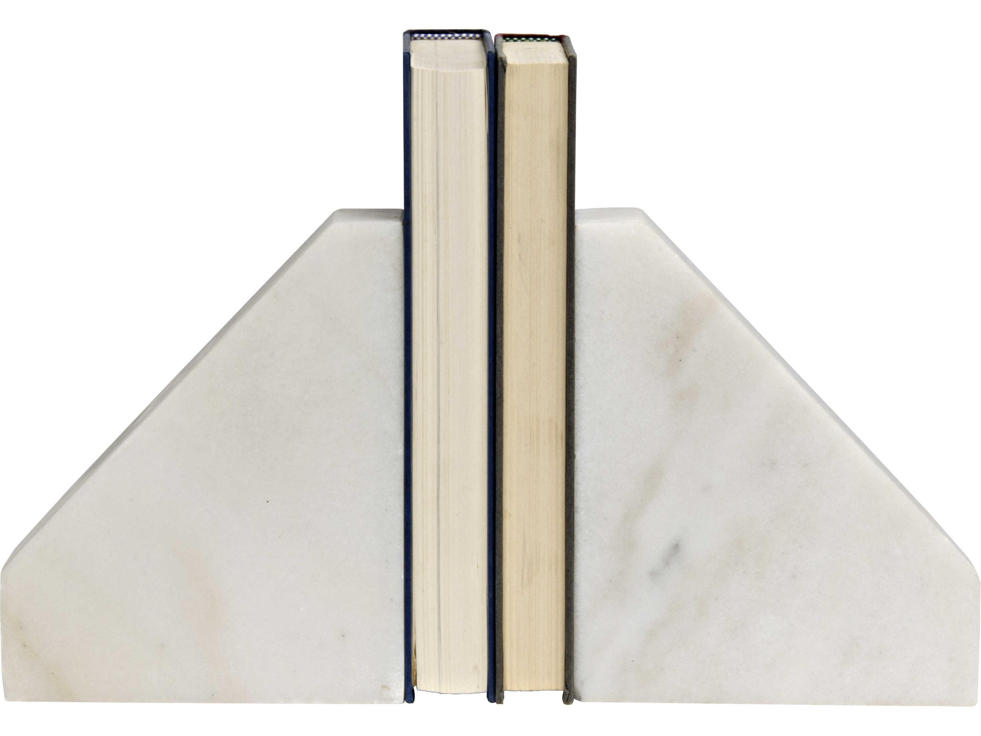 White Stone Slide Bookend