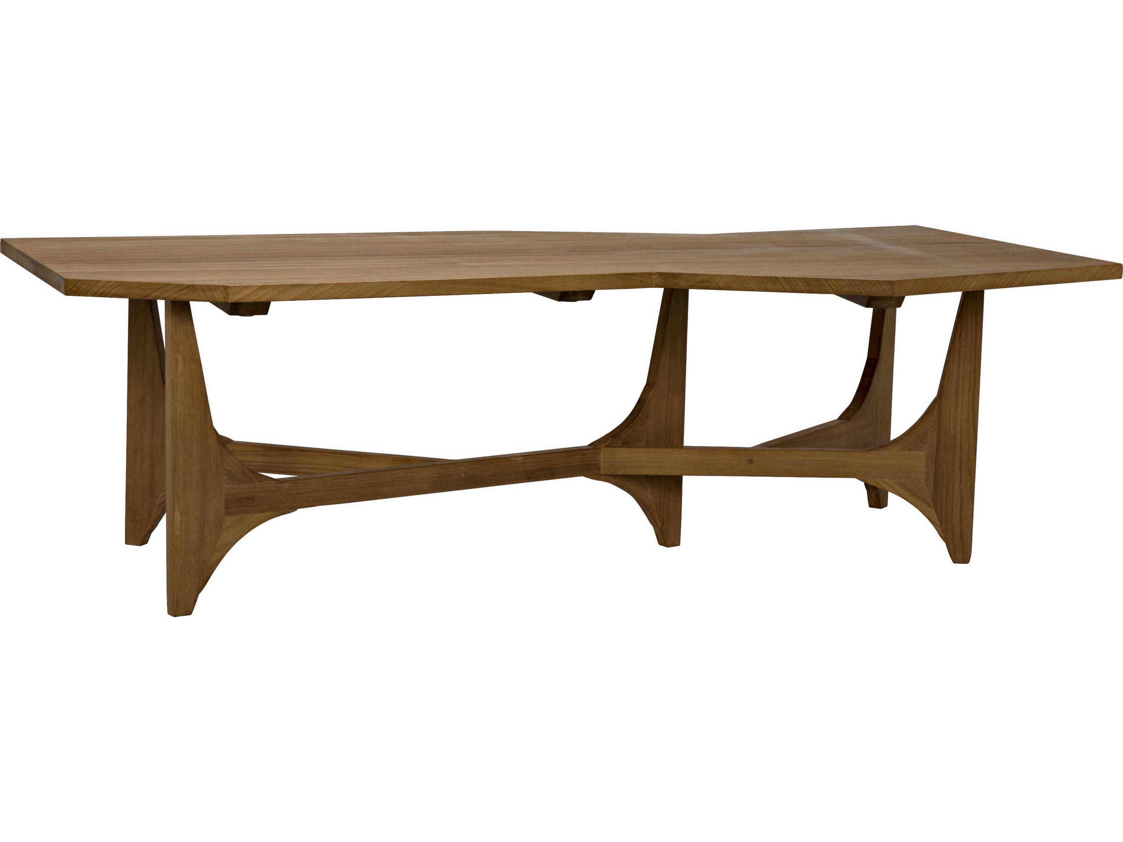Noir Wood Gold Teak Coffee Table