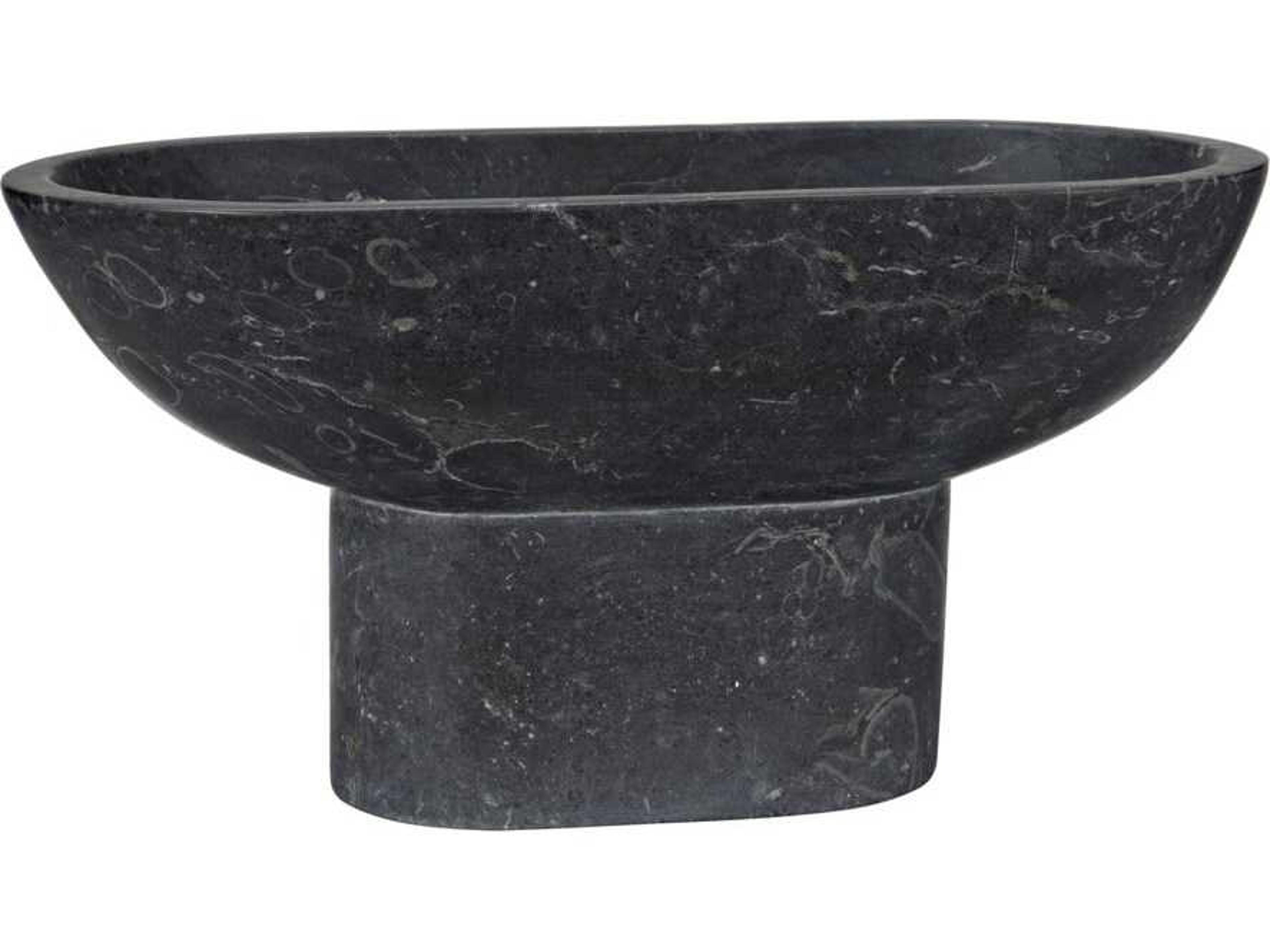 Black Marble Decorative Bowl