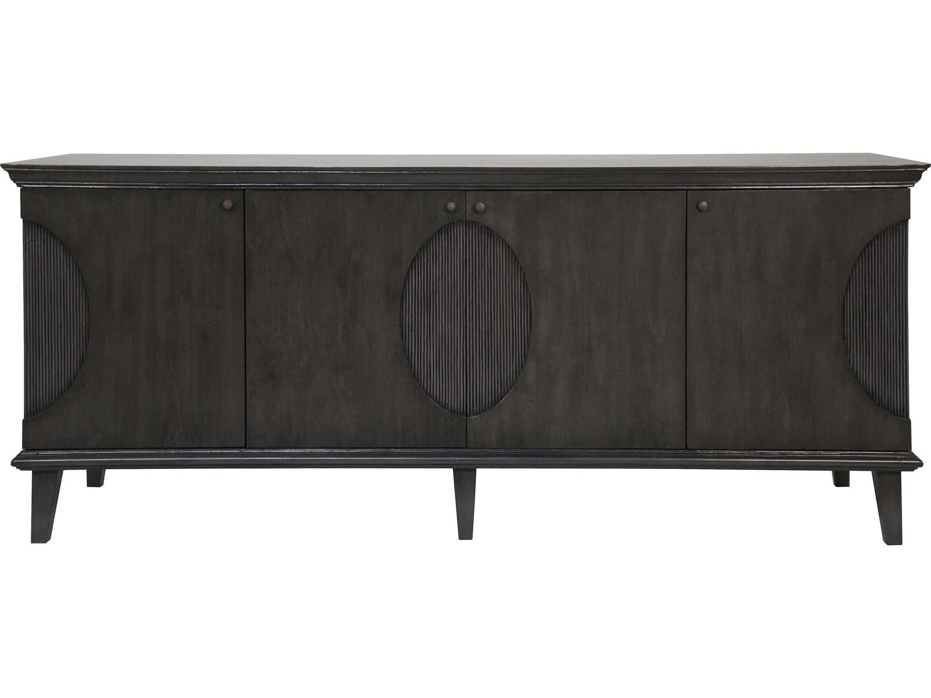 Noir 74" Mahogany Wood Pale Sideboard