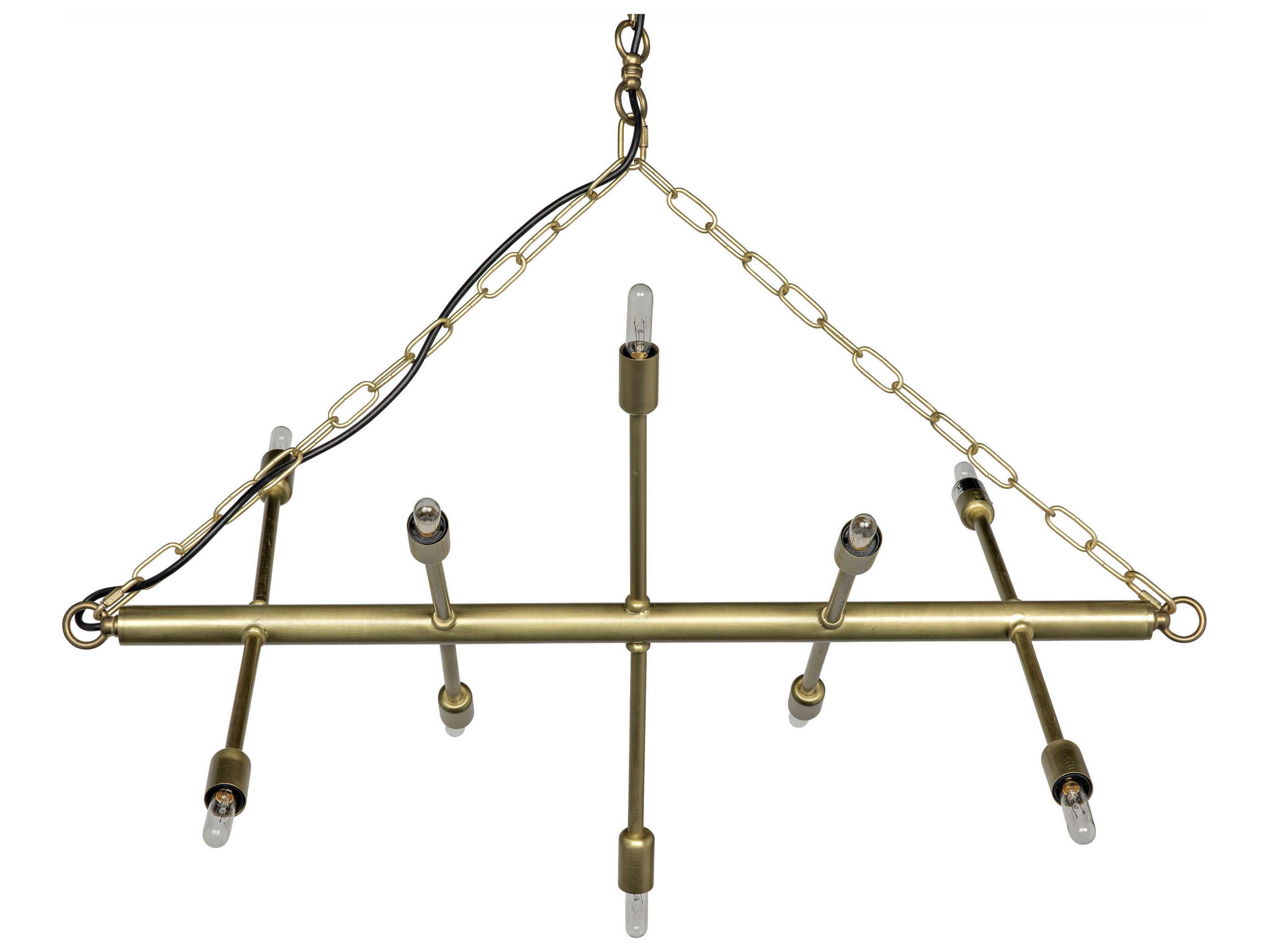 Sperato Brass Chandelier