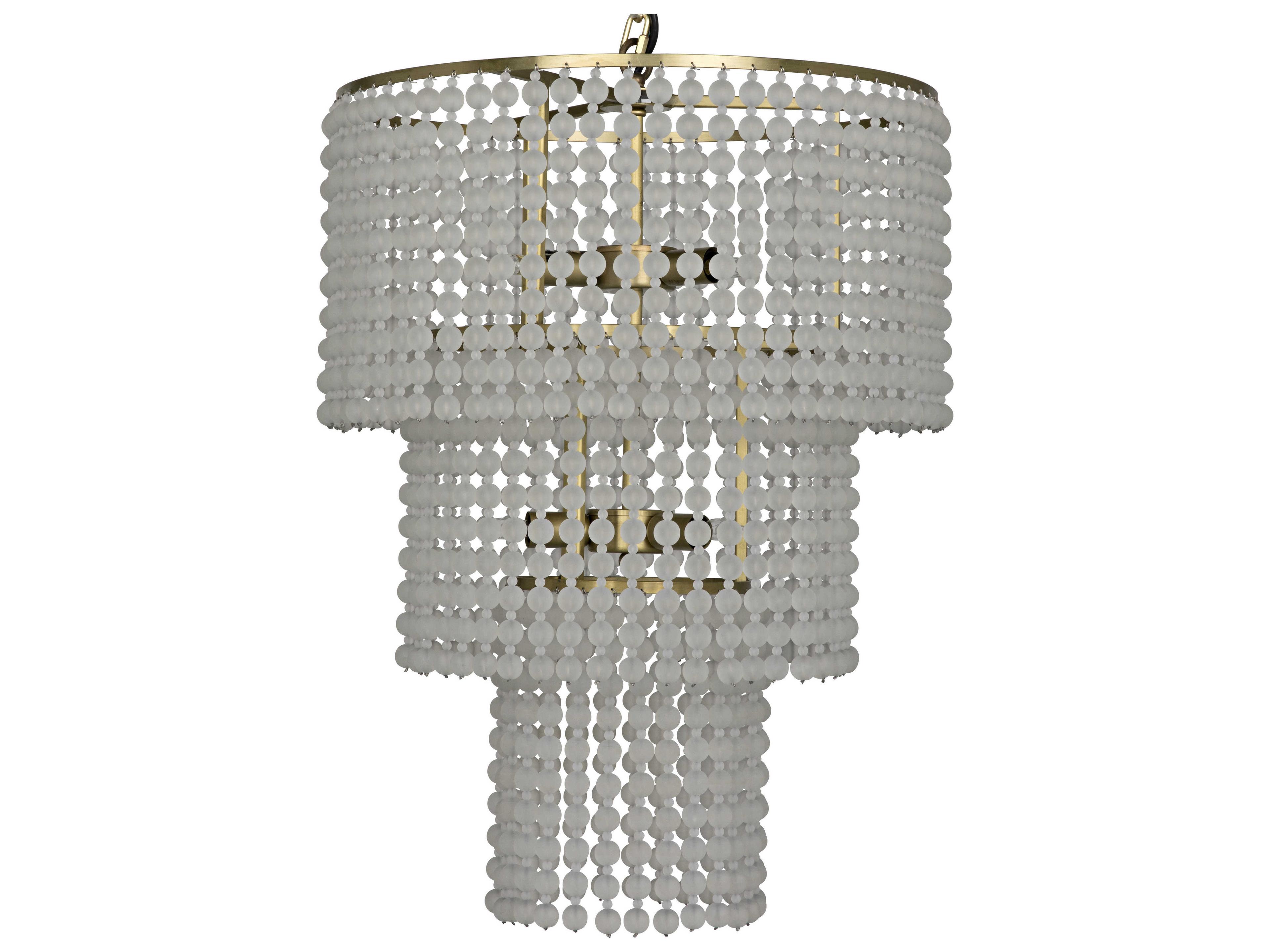 Fatima Brass Glass Pendant