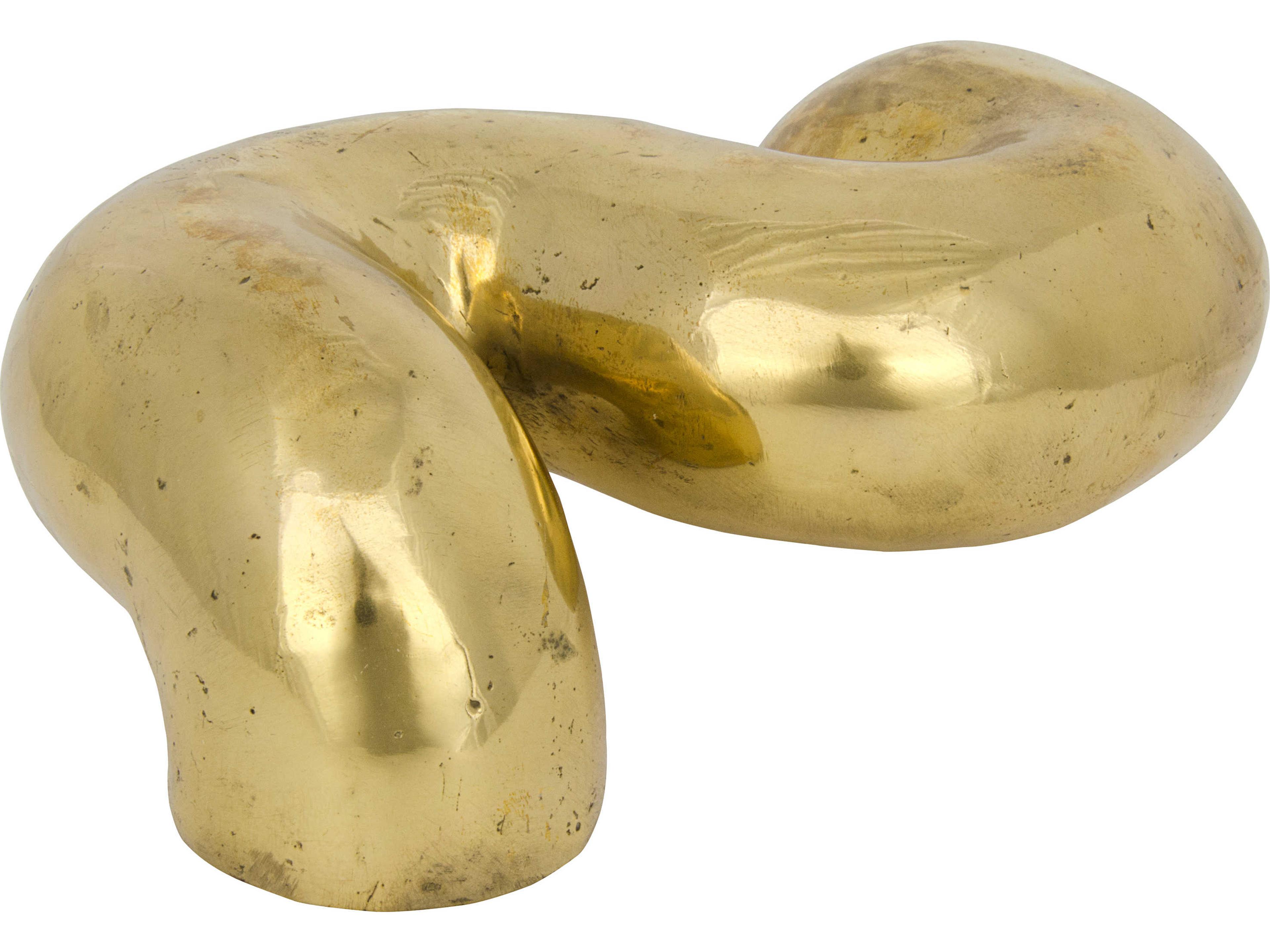 Brass The Snake Sculpture