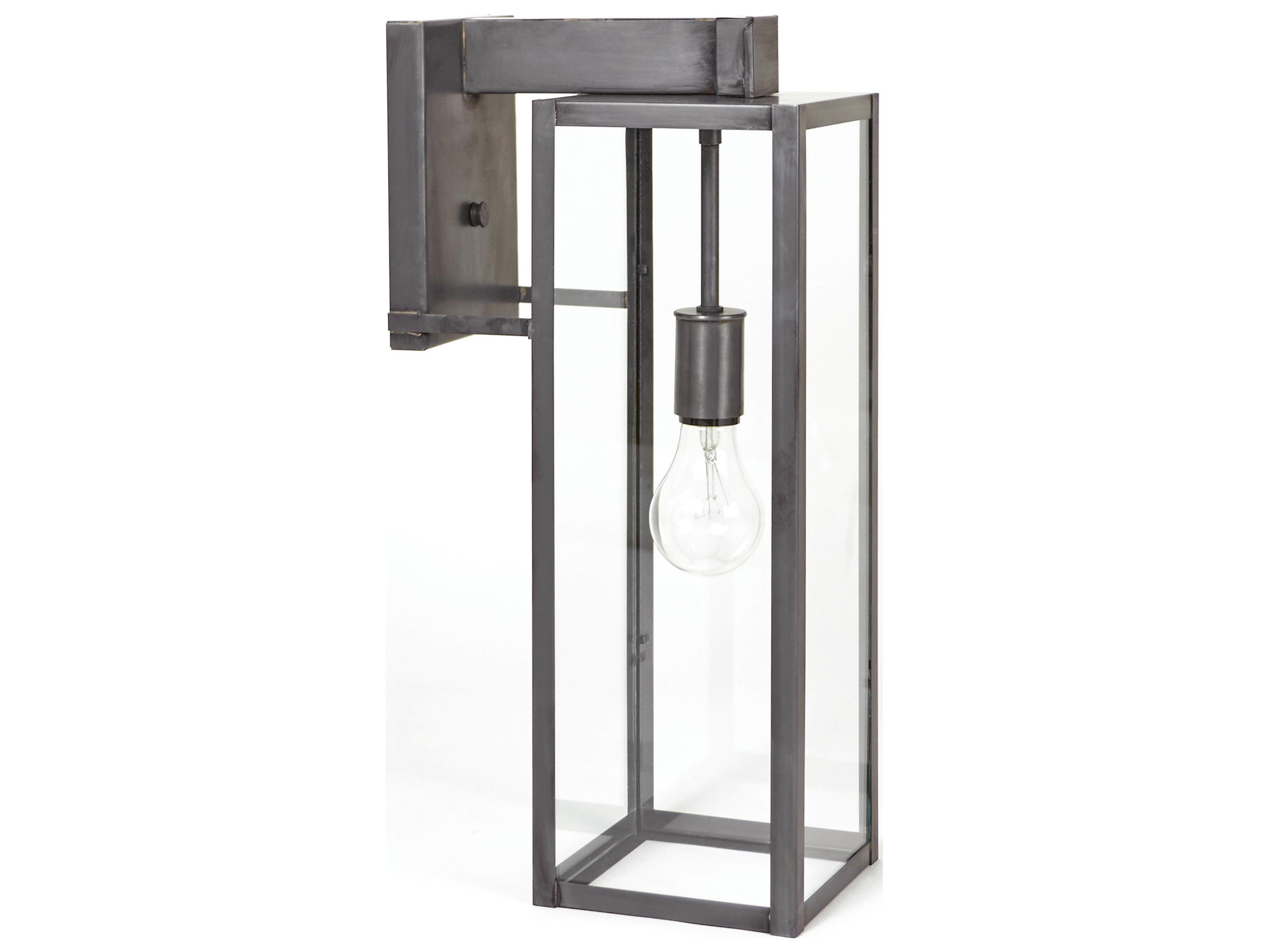 Uptown 1 - Light Outdoor Wall Light with Clear Glass