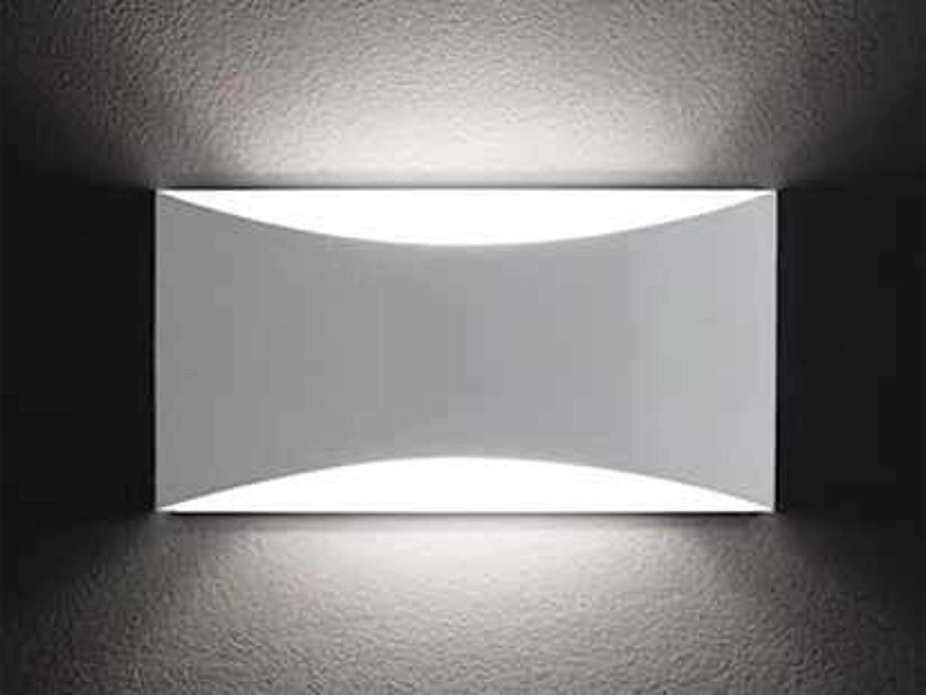 Kelly 2-Light White LED Wall Sconce
