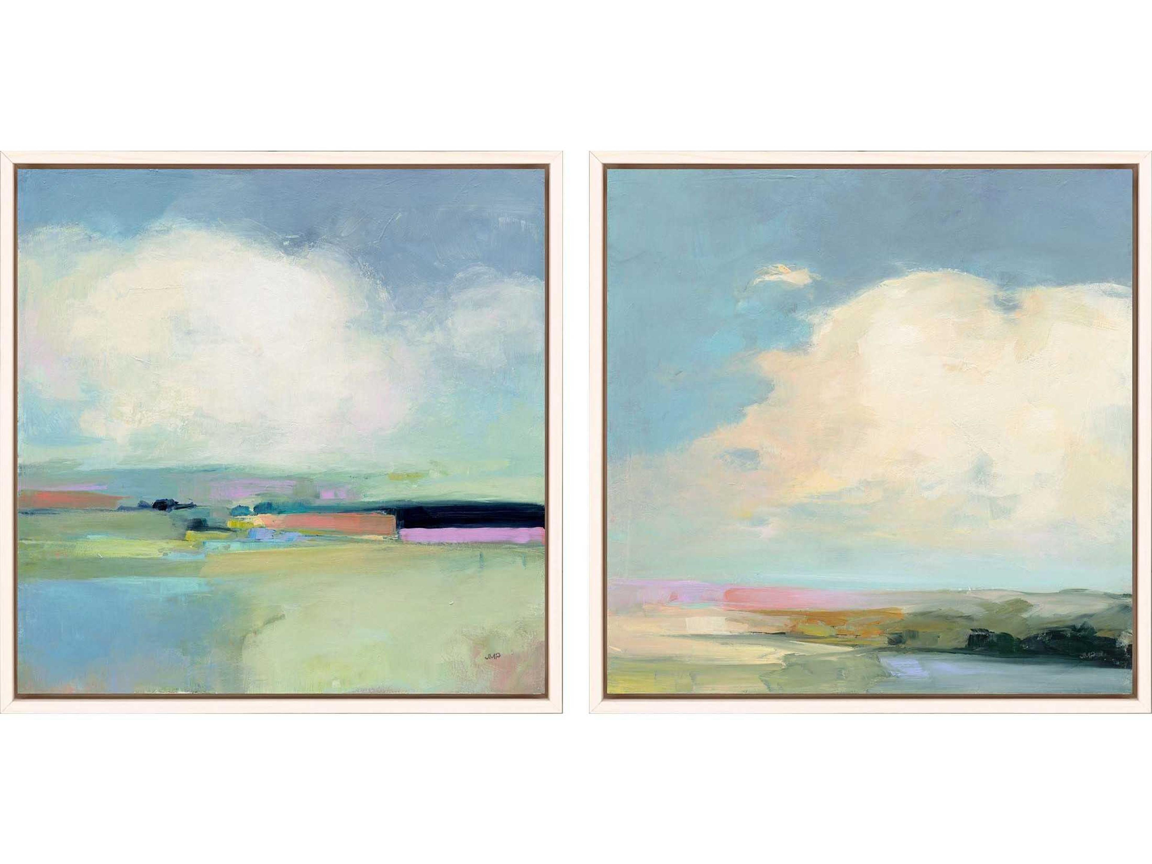 Paragon Purinton Colorful Horizon Canvas Wall Art Set of 2