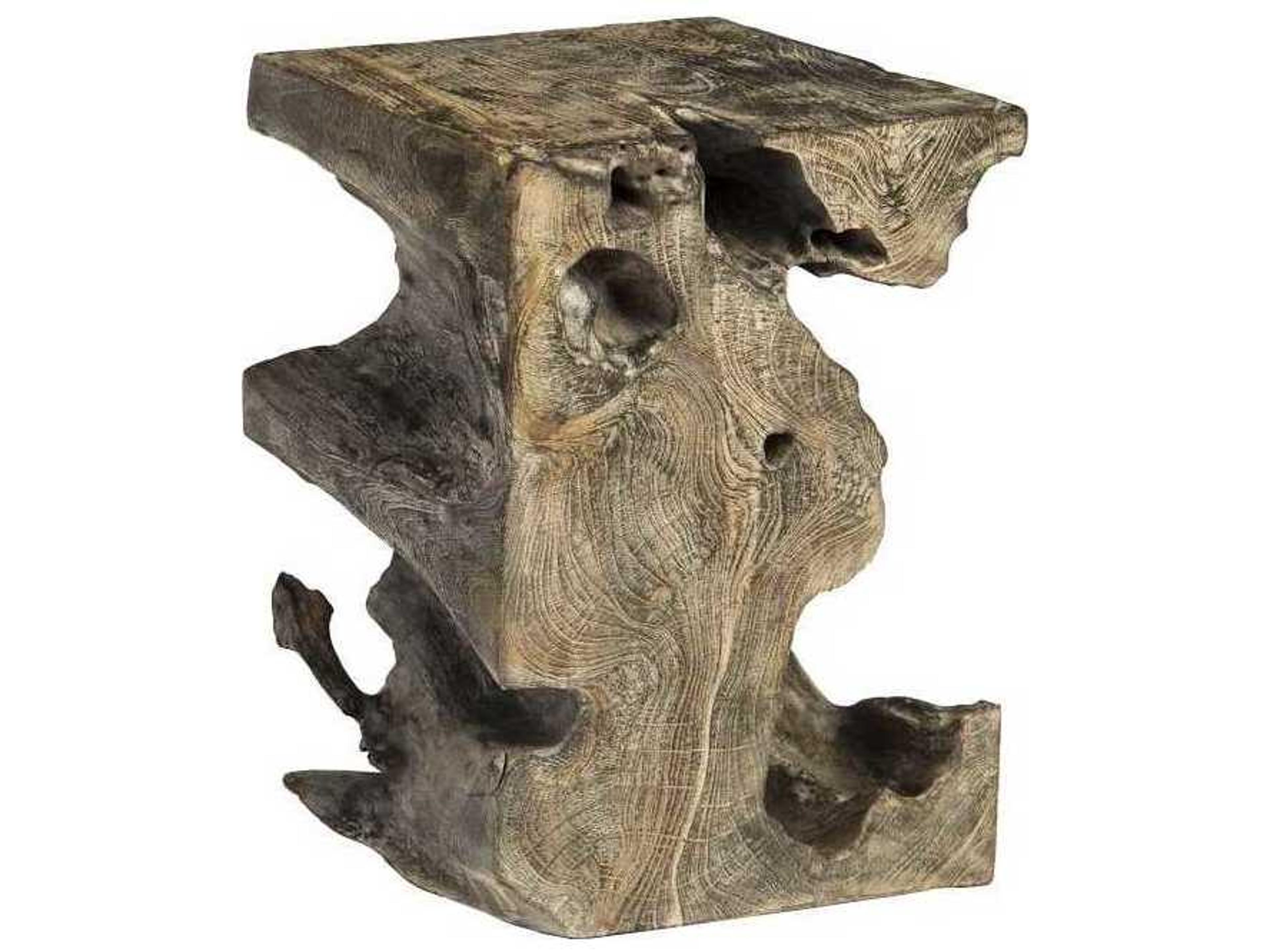Black Wash Accent Stool