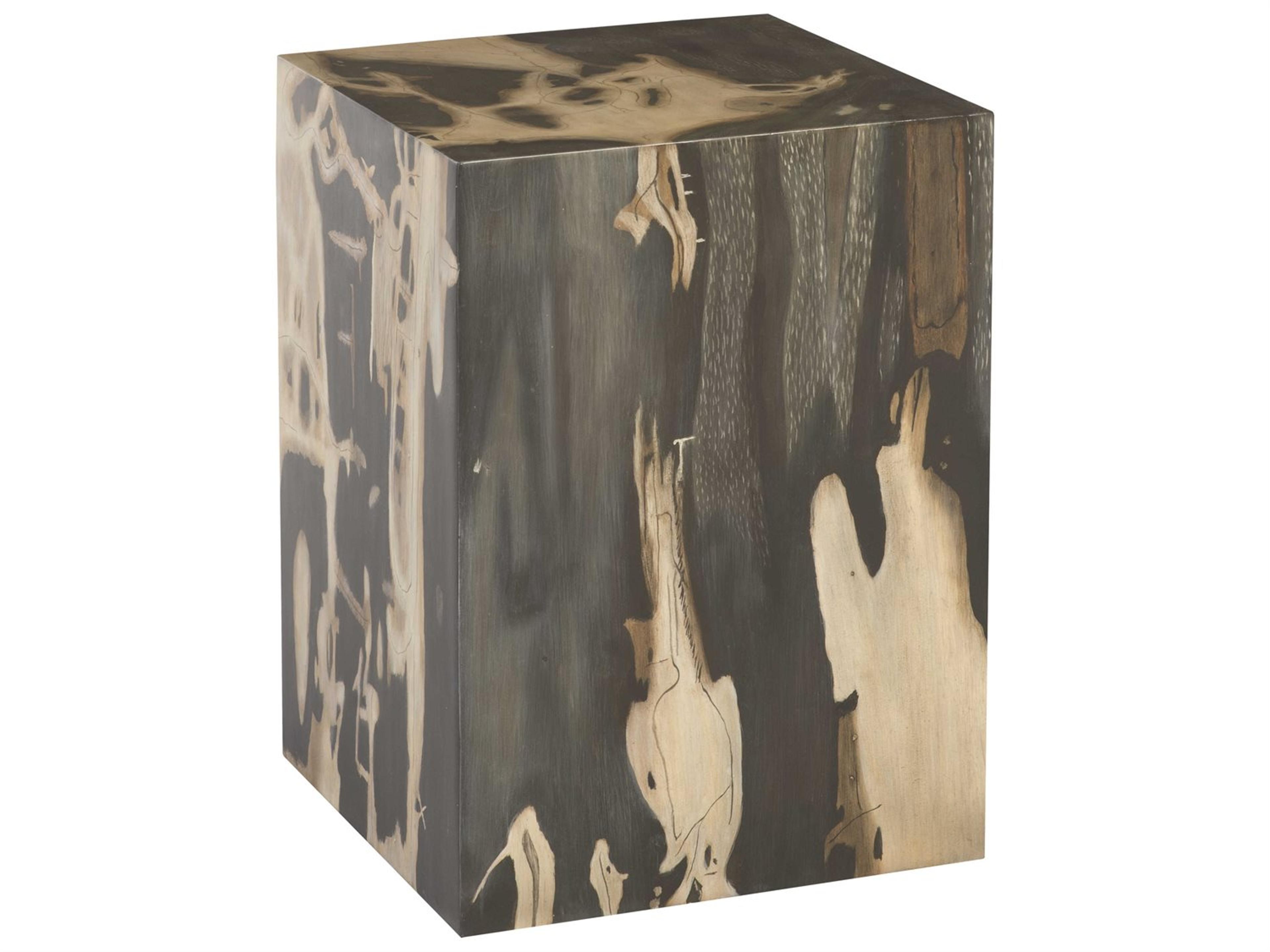 Brown Grey Gray Accent Stool