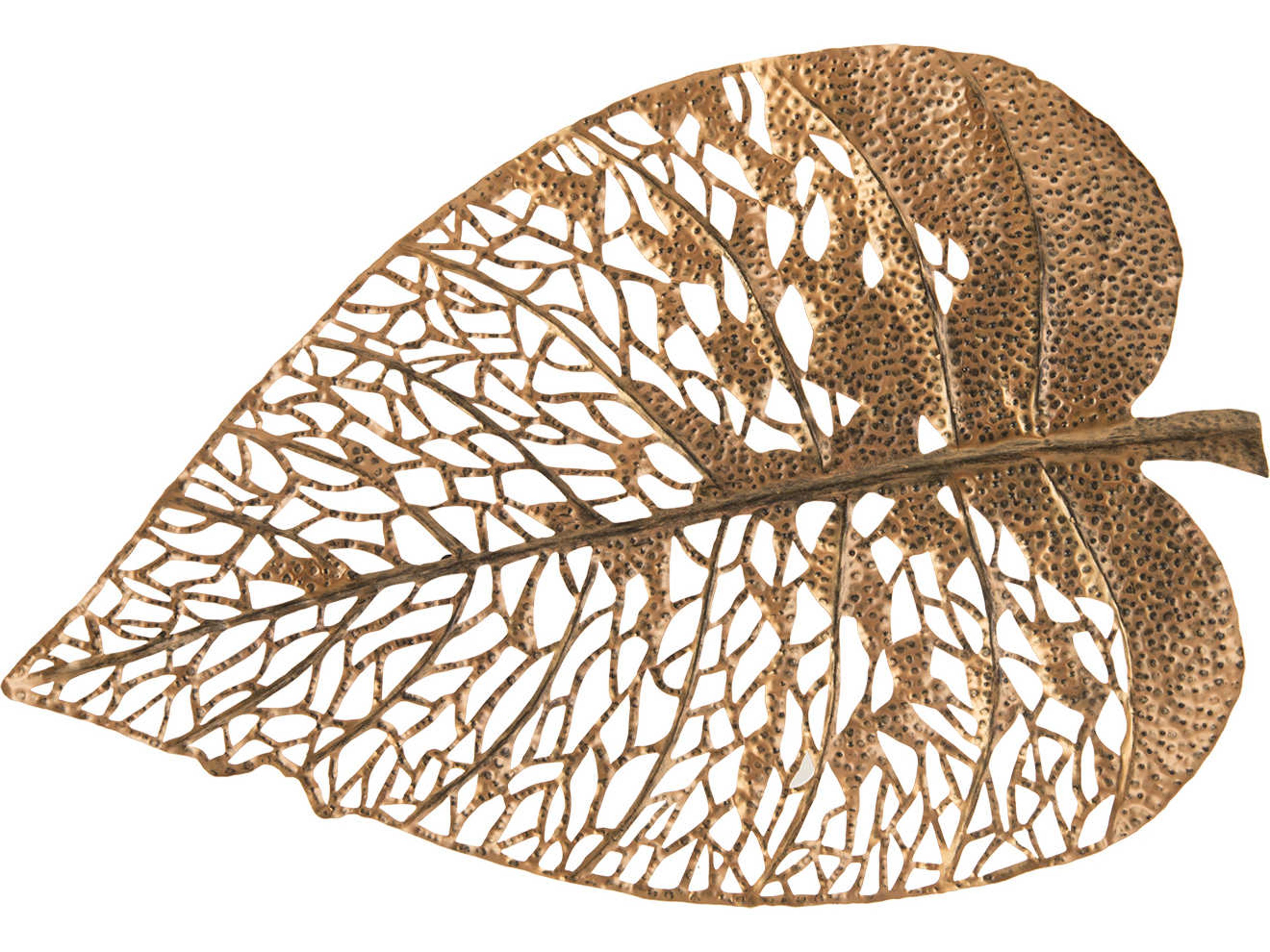 Birch Leaf Wall Art Large Copper