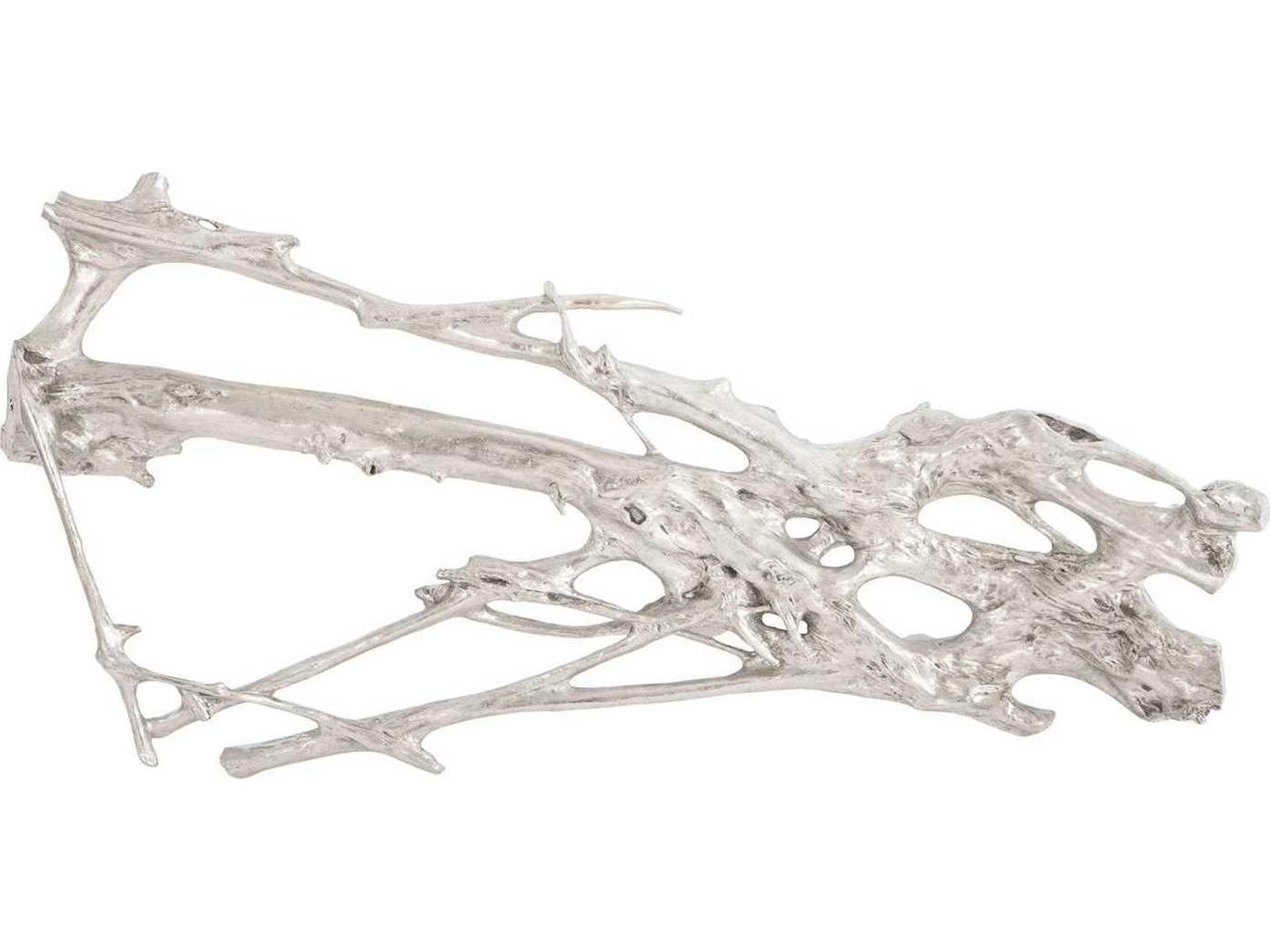 Phillips Collection Cast Naturals Silver Leaf Metal Wall Art