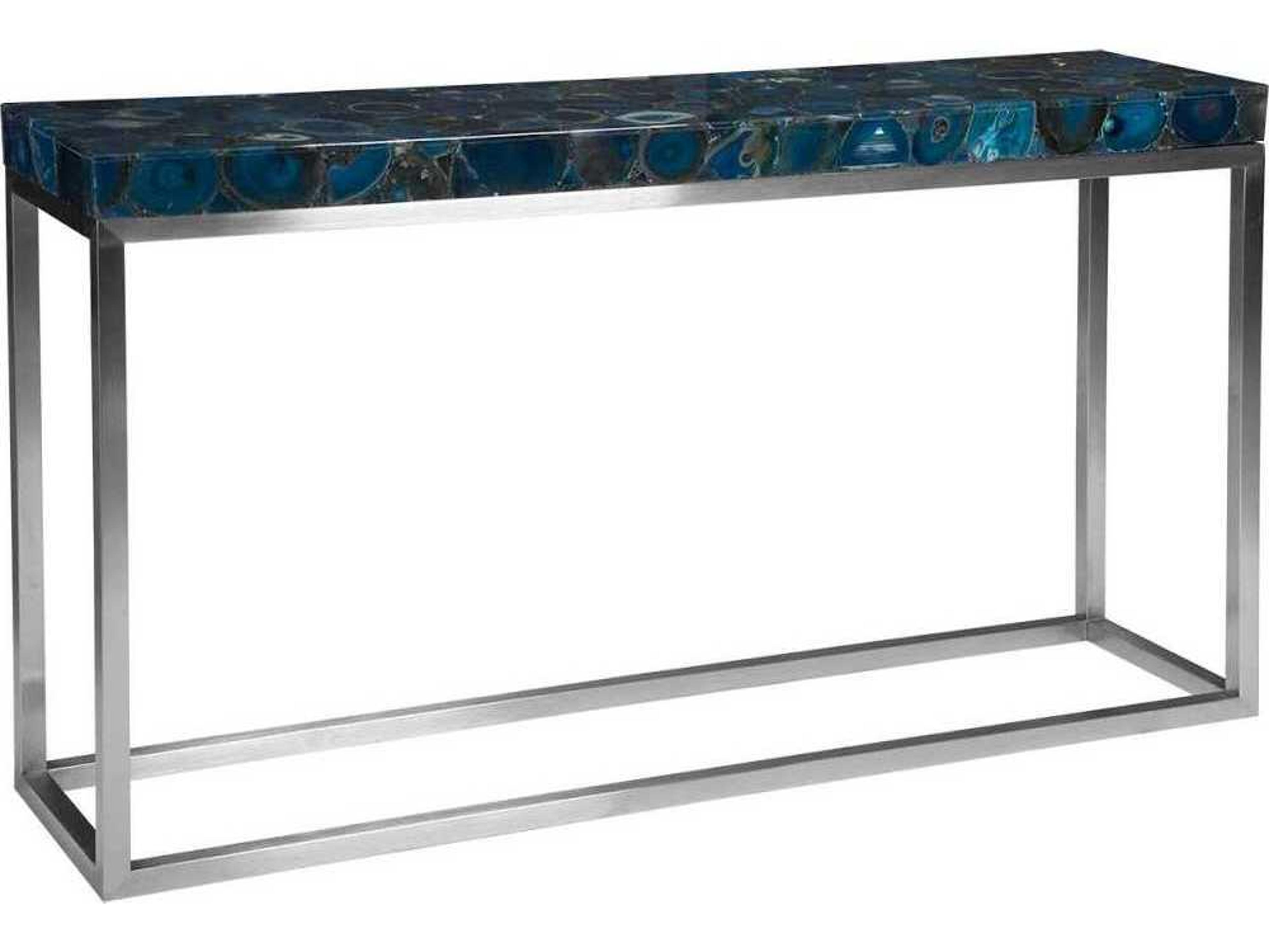 Luxecor Rectangular Stone Natural Console Table