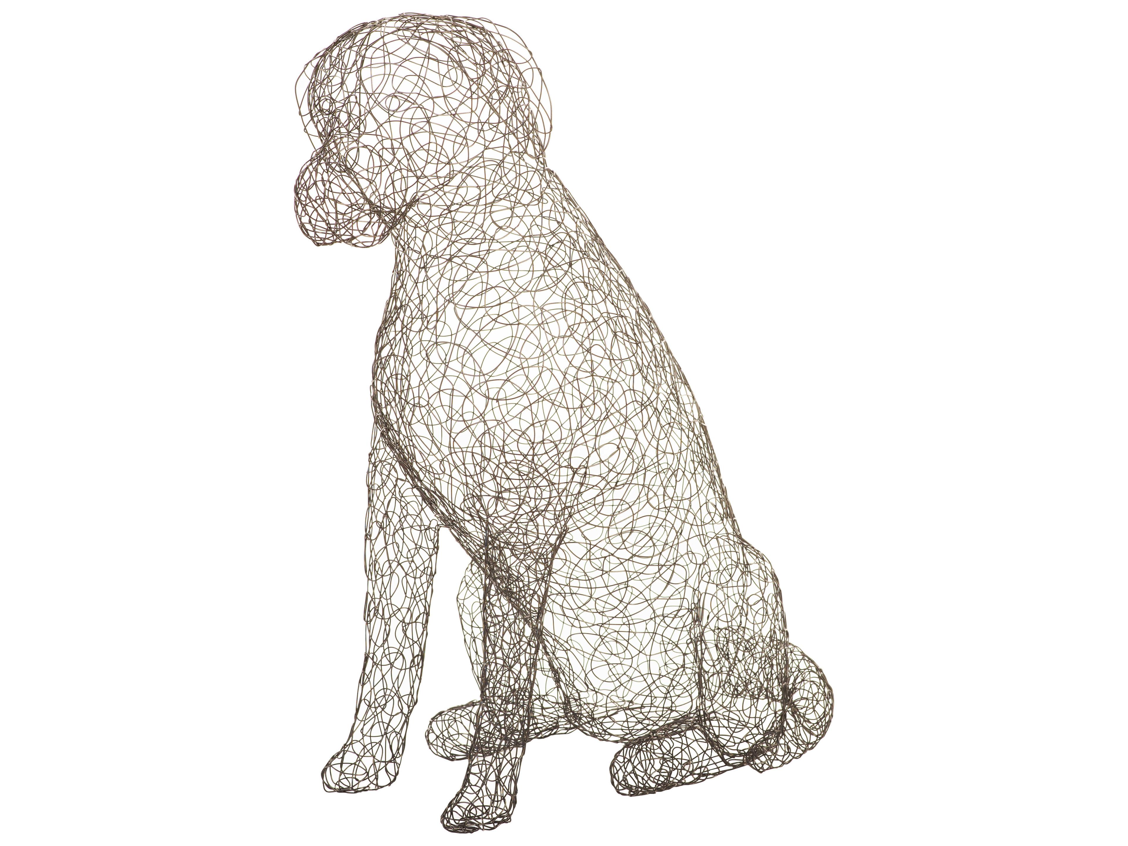 Crazy Wire Black Sculpture